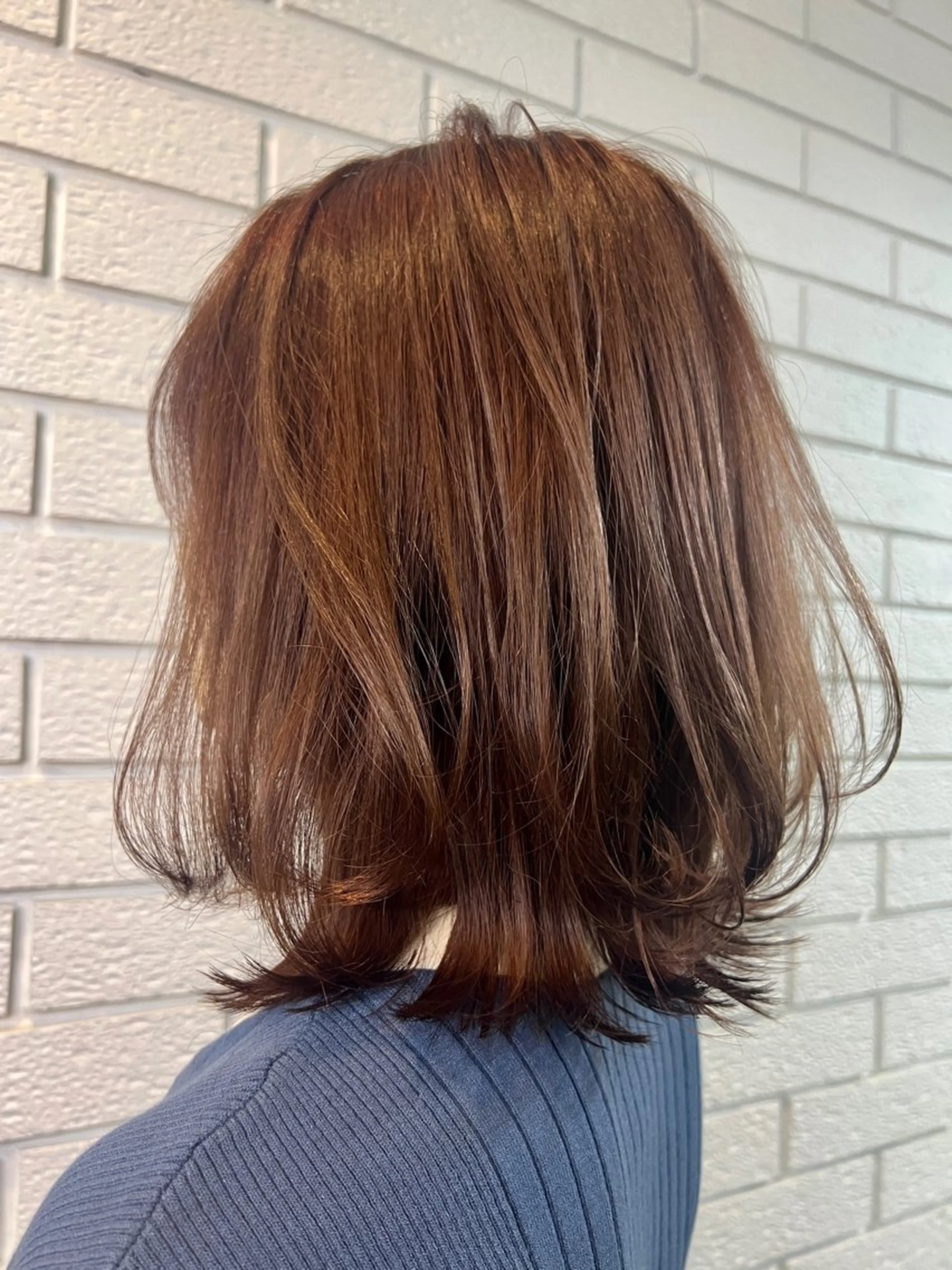 ミディアム カラー ベージュカラー イルミナカラー ボブ くびれヘア 髪質改善 髪質改善✨艶カラー MASAYAのヘアスタイル