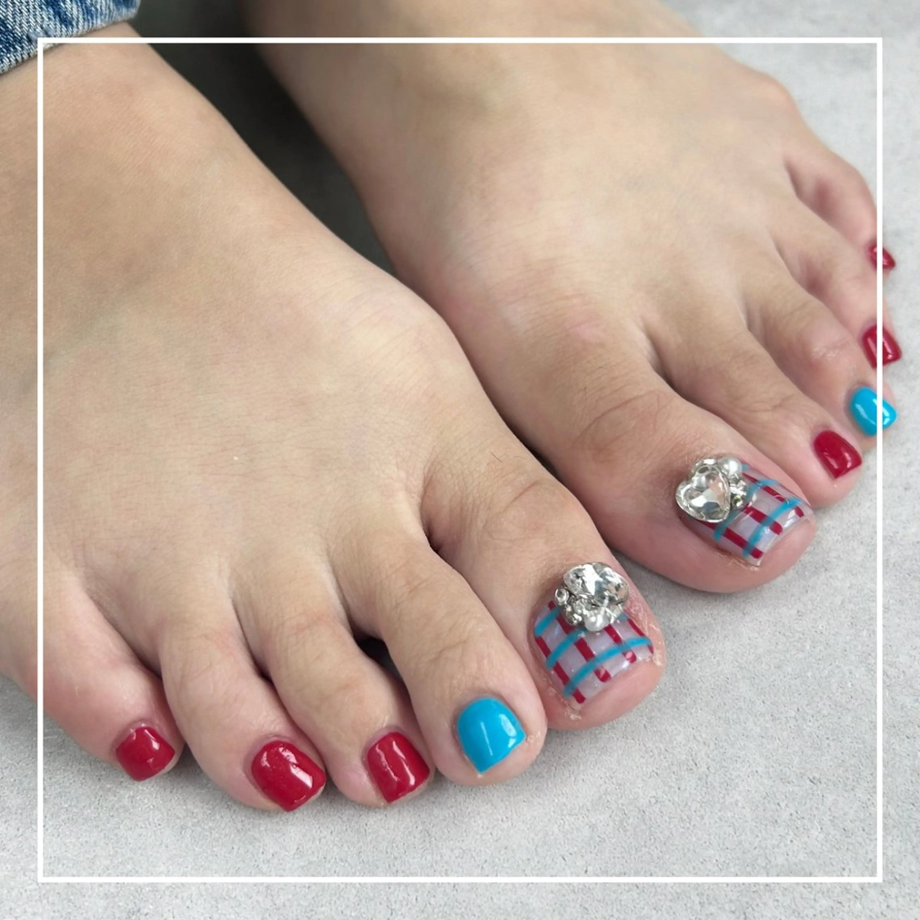 jr.10本アートコース+ケア付【オフ代別途要】※事前にお写真送付頂ける方限定※でかパーツ・ぷっくりネイル別途有料の写真