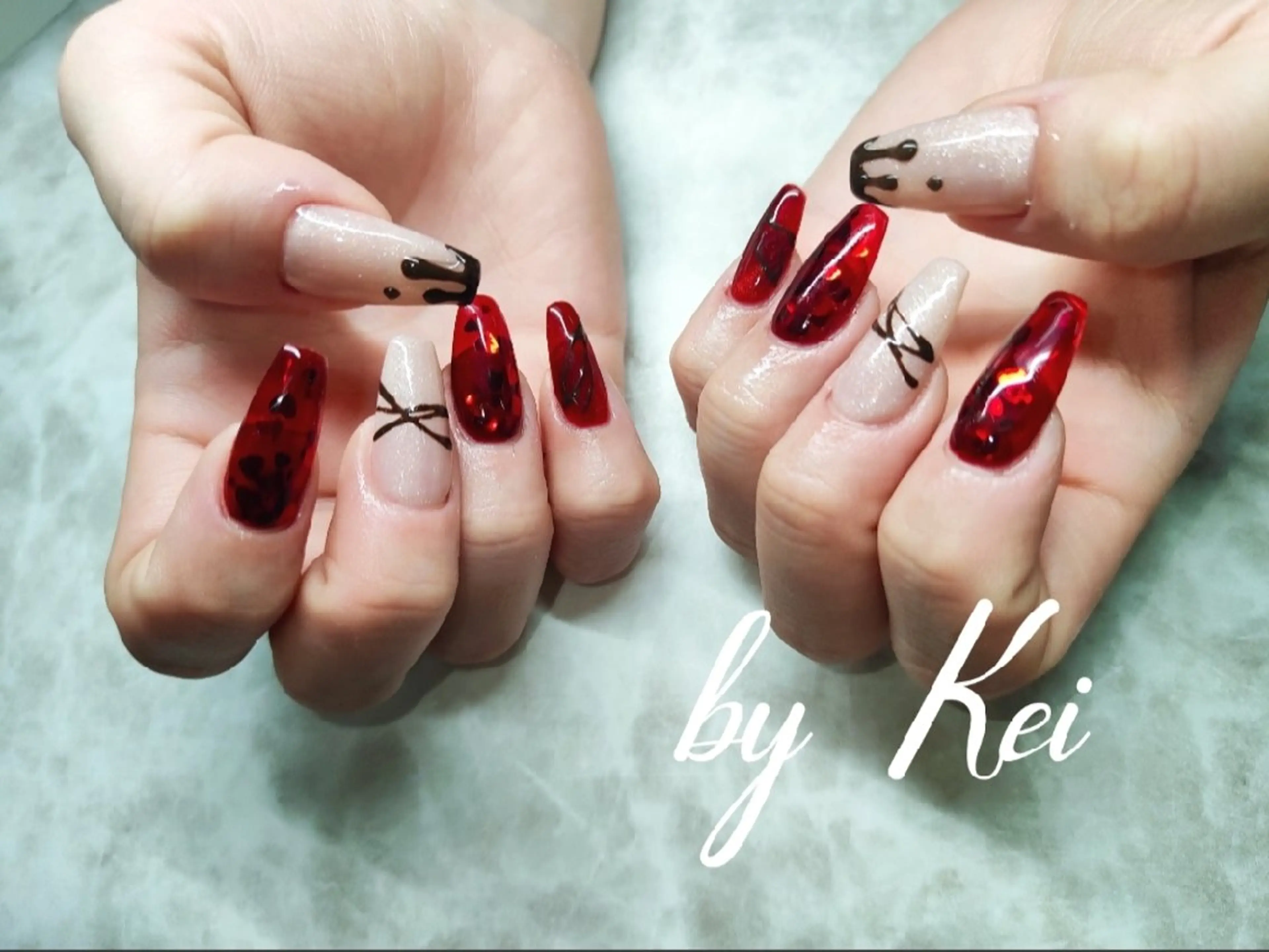 ネイル ハンドネイル 🎀 Kei 🎀のネイルデザイン