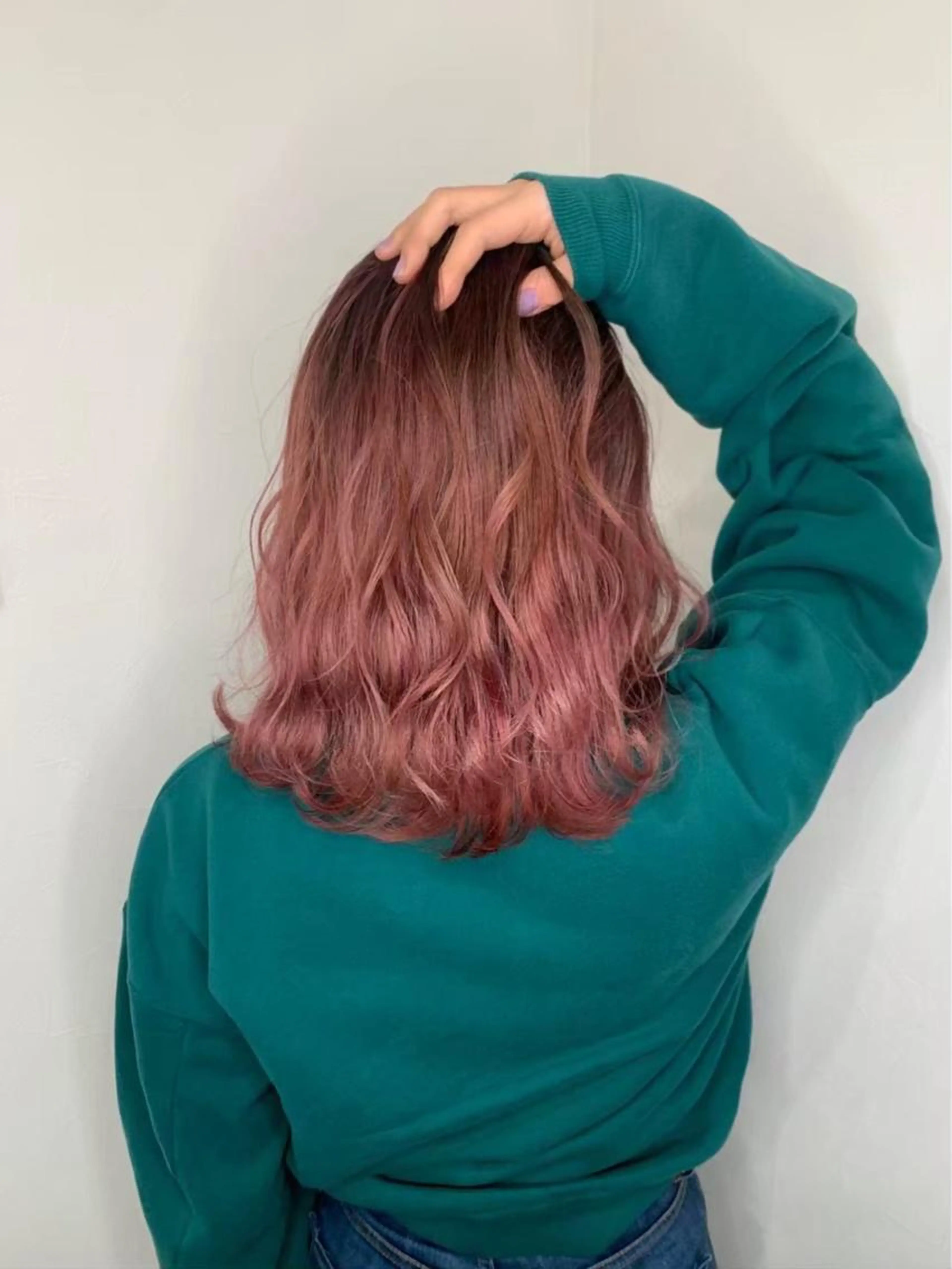 💜ダブルカラー💜ケアブリーチ➕低ダメージカラー➕globalMILBONトリートメント💜の写真