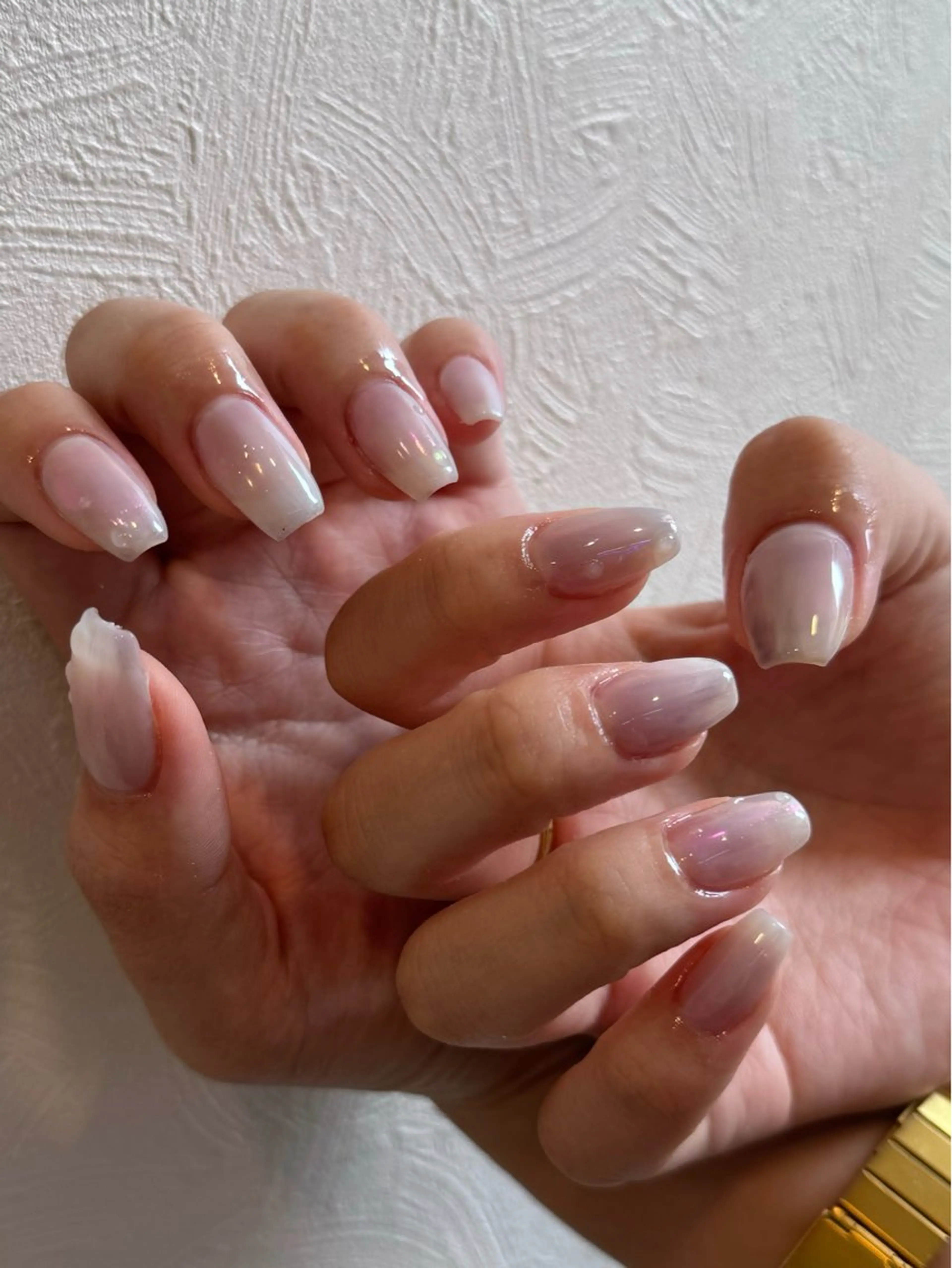 ネイル フレンチネイル 韓国ネイル マグネットネイル メンズネイル ニュアンスネイル ハンドネイル GRANDE大須 Cecil💜のネイルデザイン