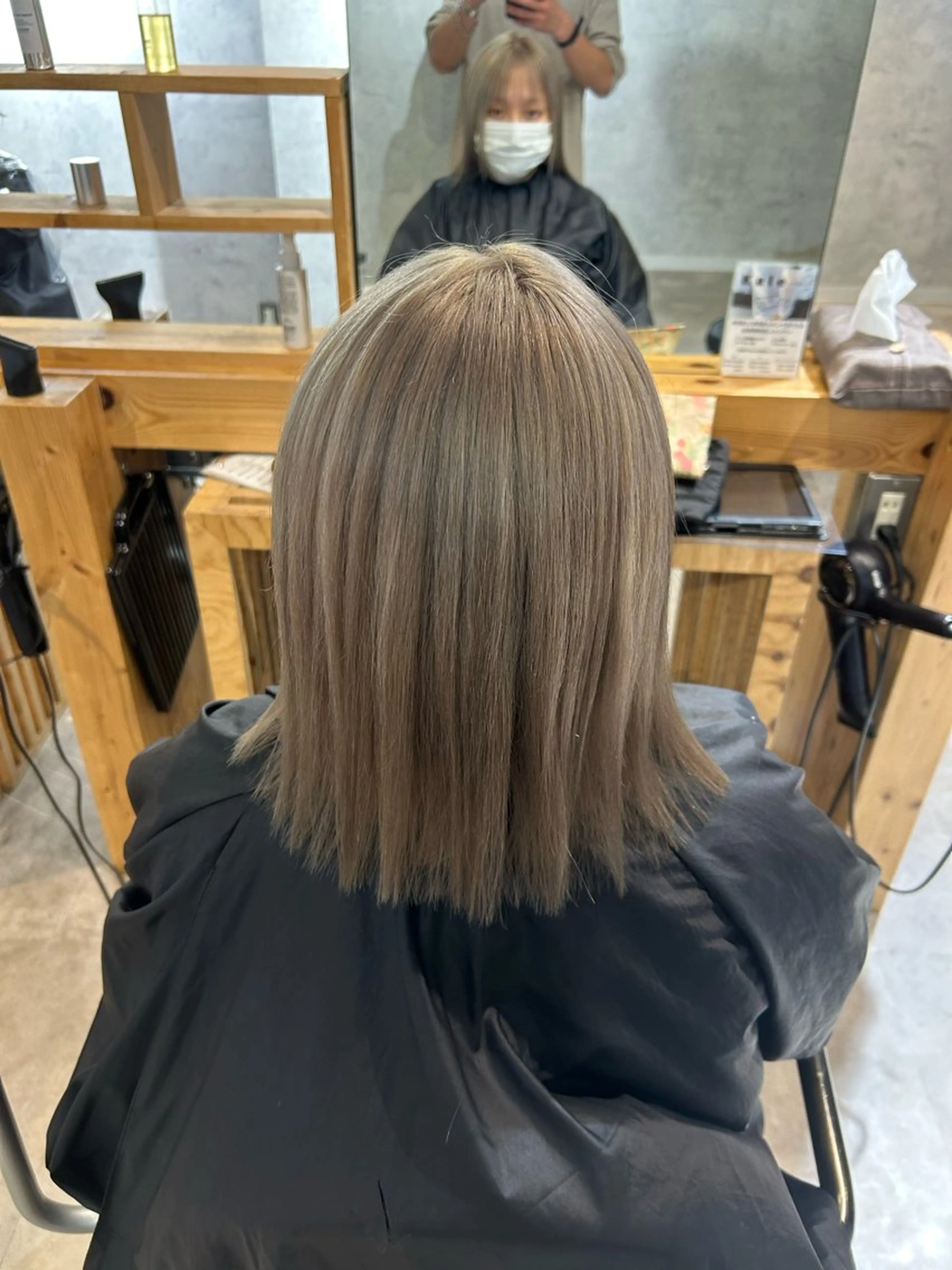 セミロング カラー ヘアアレンジ ヘアカラー トリートメント Sia中野新橋 『JUNYA』のヘアスタイル