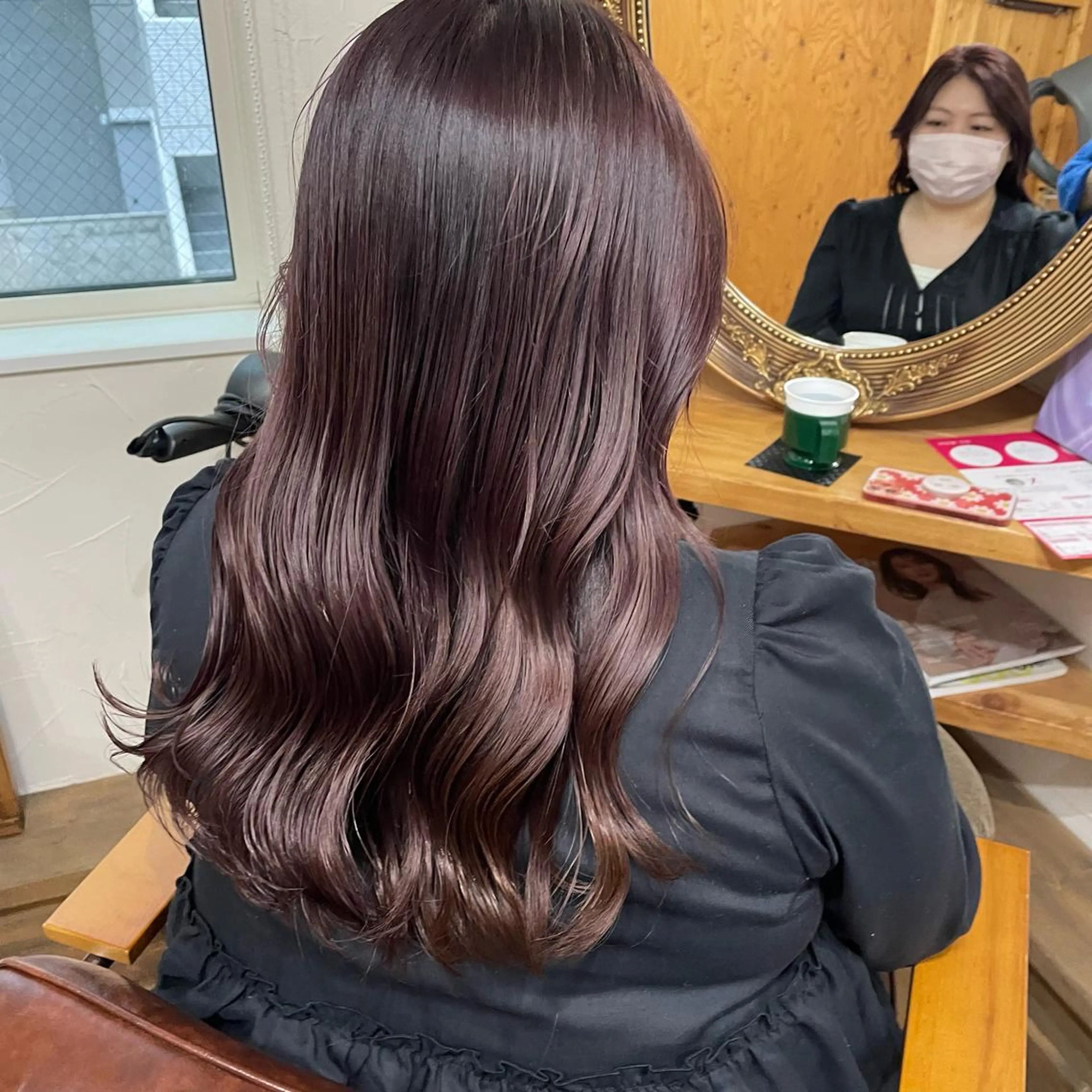 ロング カラー カット ヘアカラー トリートメント 🌼RIKA🌼レデ ィース専門💖のヘアスタイル