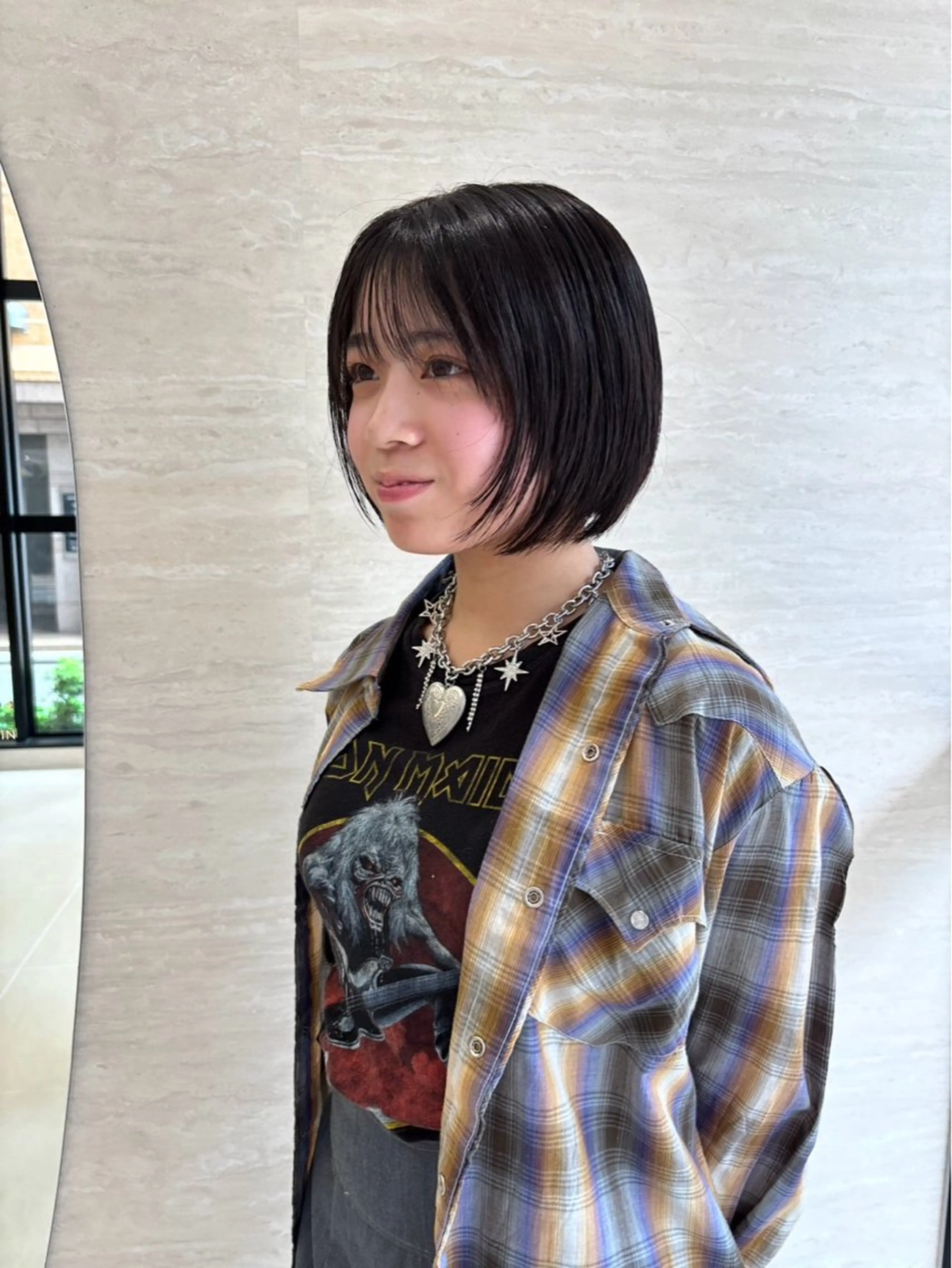 ショート THE ESCALA 町田店所属・町田/メンズカット/ センターパート/細木のヘアスタイル