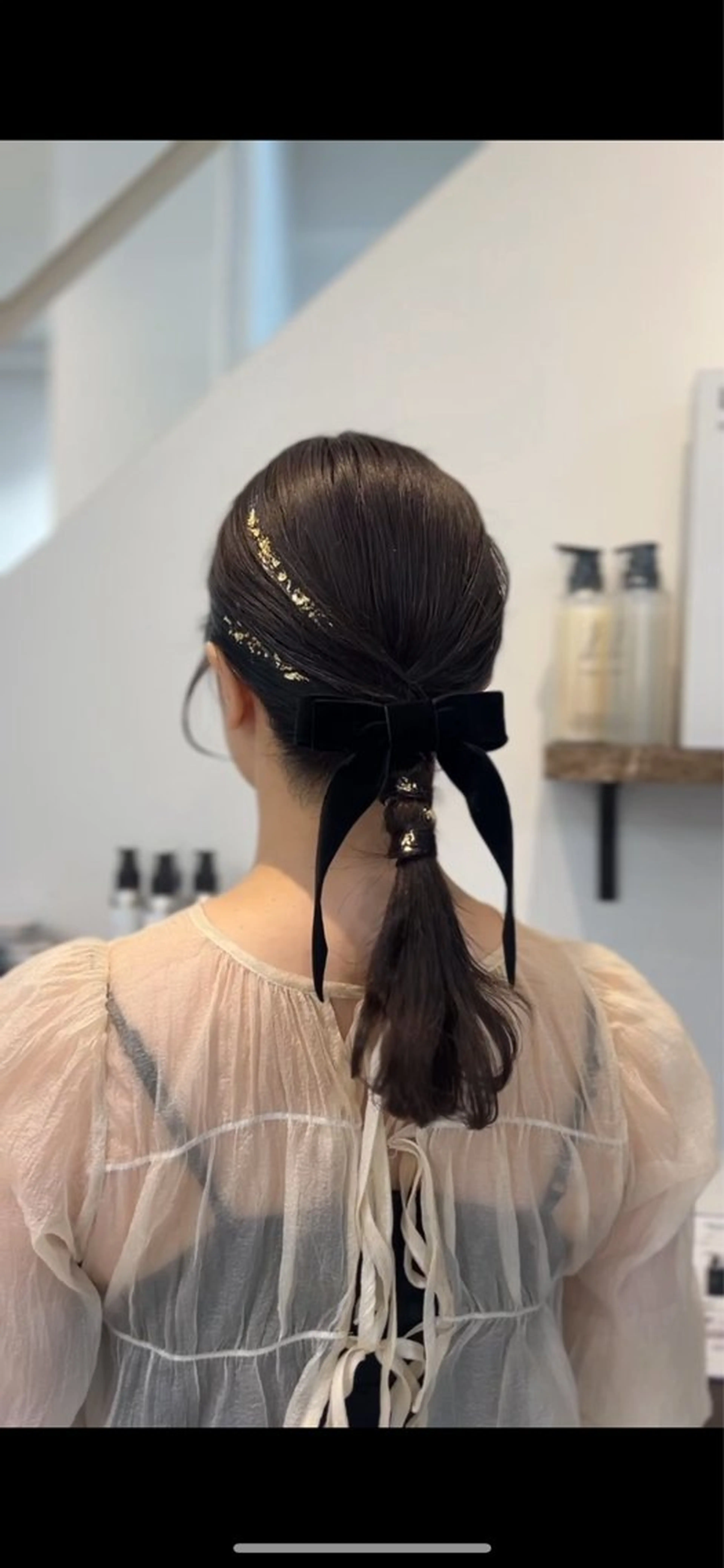 ミディアム ヘアアレンジ ヘアセット VIEW Tokyo所属・🎀ミディアムボブ/ 縮毛矯正/ひかりのヘアスタイル