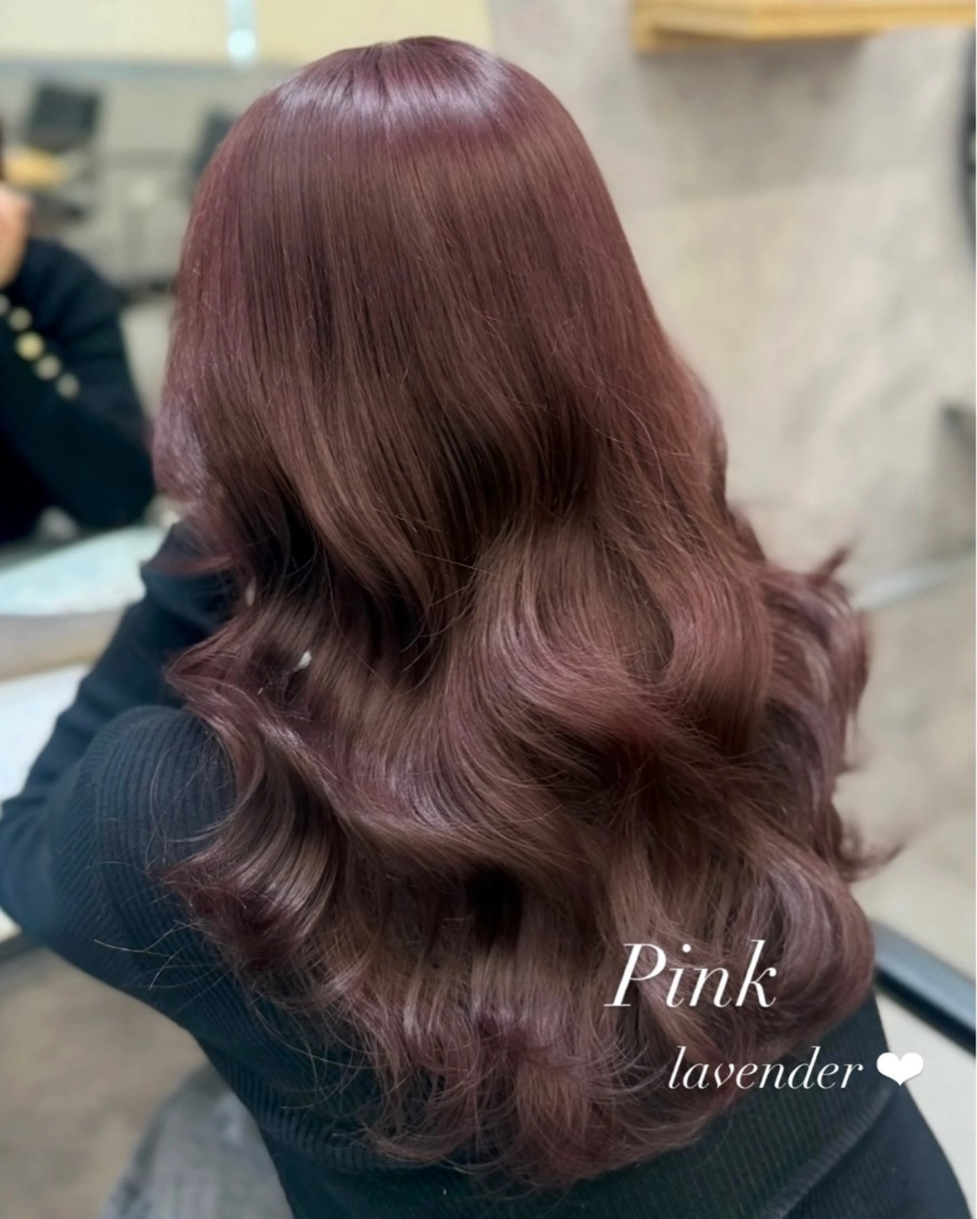 ロング カット ヘアカラー トリートメント Mirai/ 艶カラー/暖色カラーのヘアスタイル