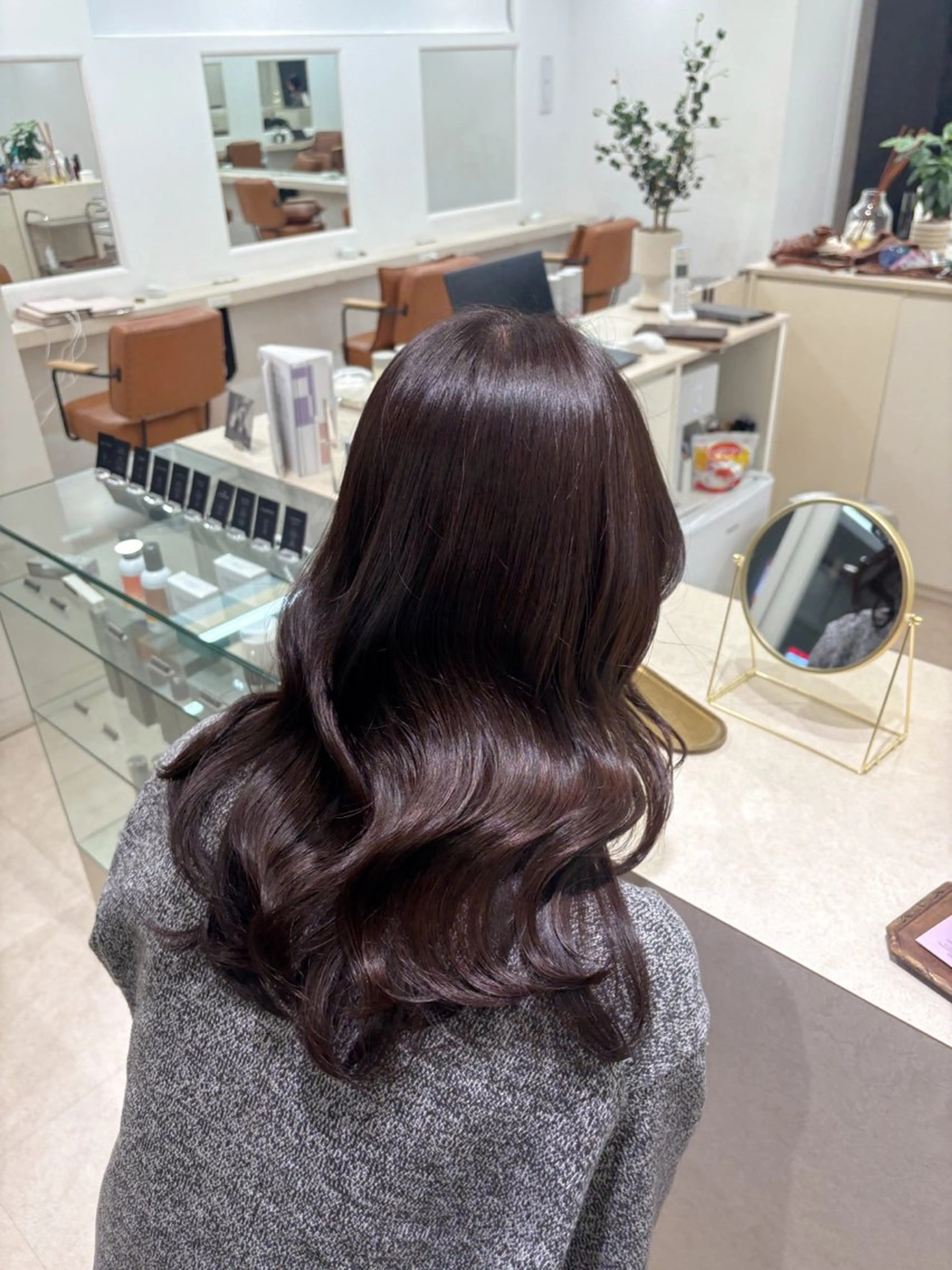 ロング カラー ヘアカラー トリートメント 🎀りこ/ 透明感カラー🫧🎀のヘアスタイル