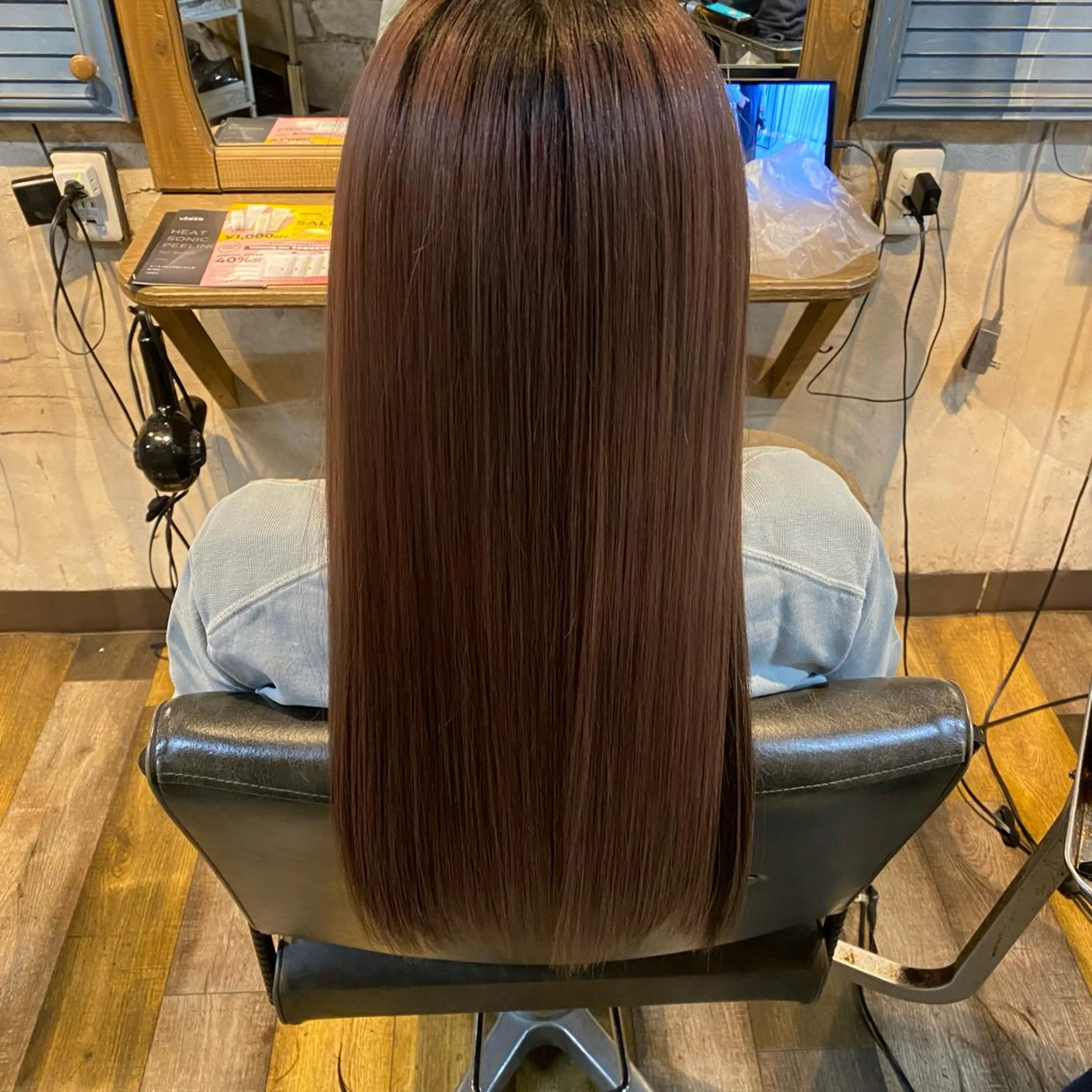 ロング カラー カット トリートメント 🎈髪質改善カラー 縮毛矯正/河野🎈のヘアスタイル