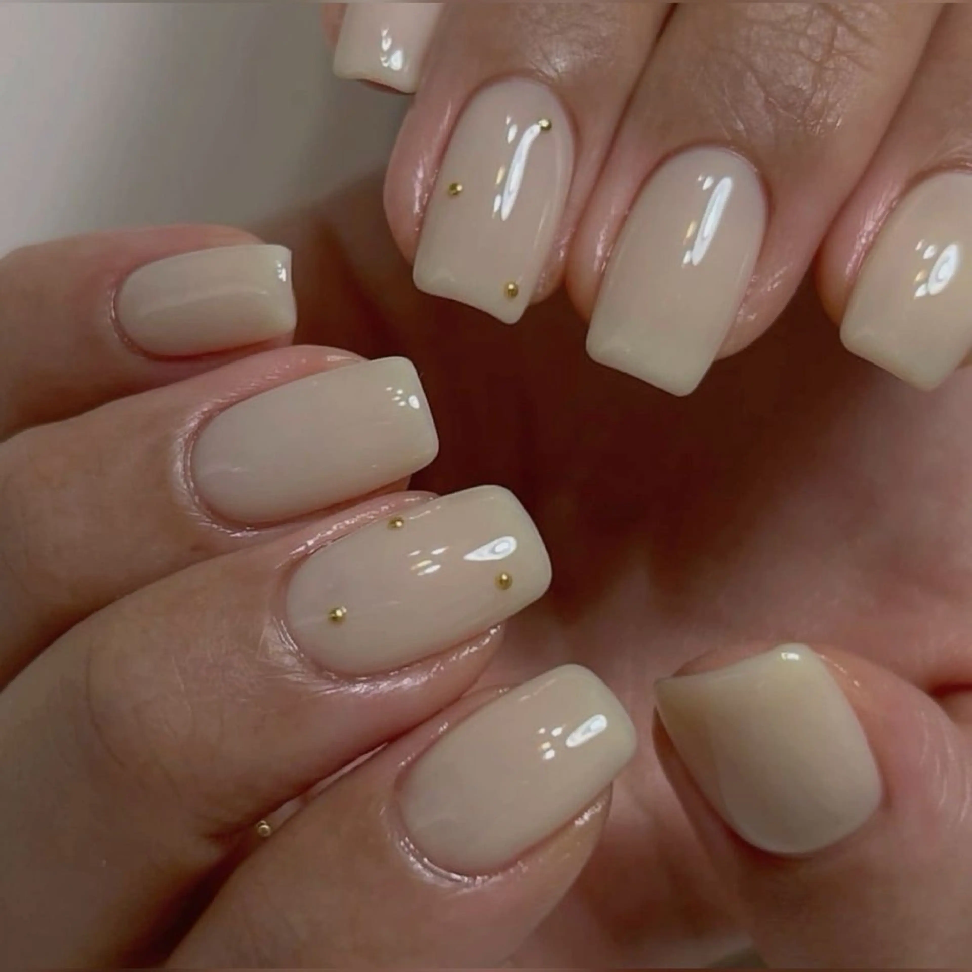 ネイル 韓国ネイル 持ち込み ニュアンスネイル ネイルチップ 冬ネイル RINN ANA.CHUOのネイルデザイン