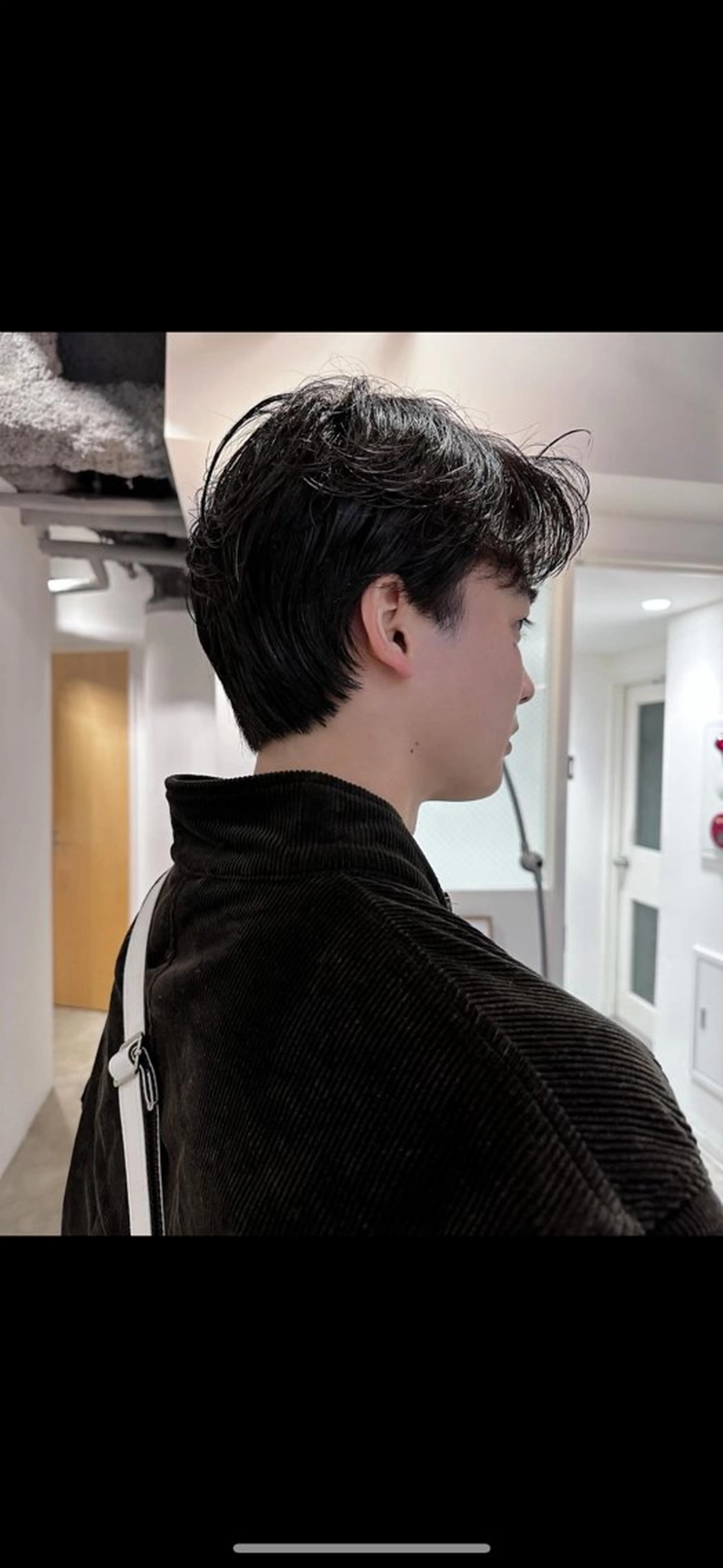 パーマ メンズ カット パーマ トリートメント miyu  / 柔らかい透明感カラーのヘアスタイル