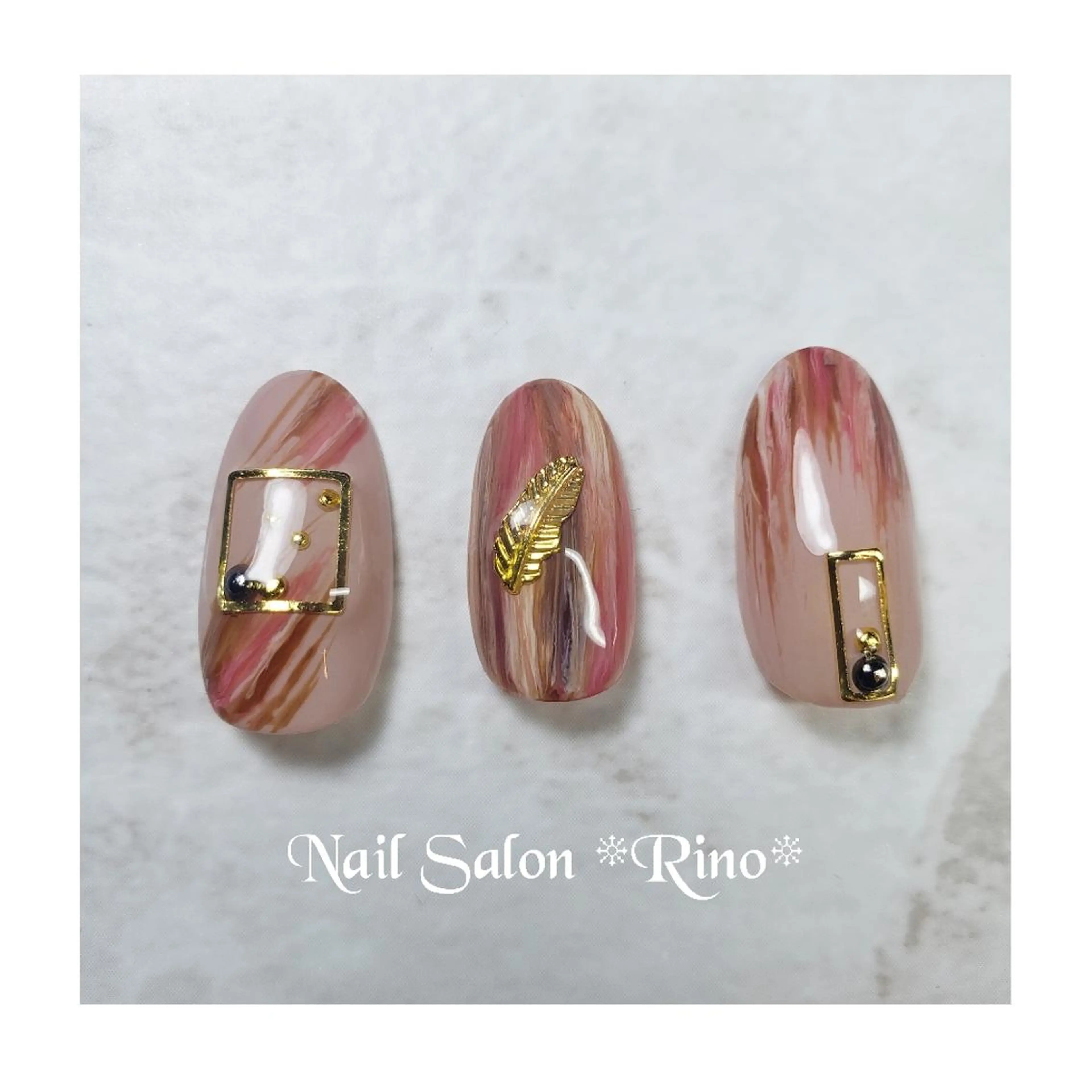 ネイル セミロング Katayama Yokoのネイルデザイン