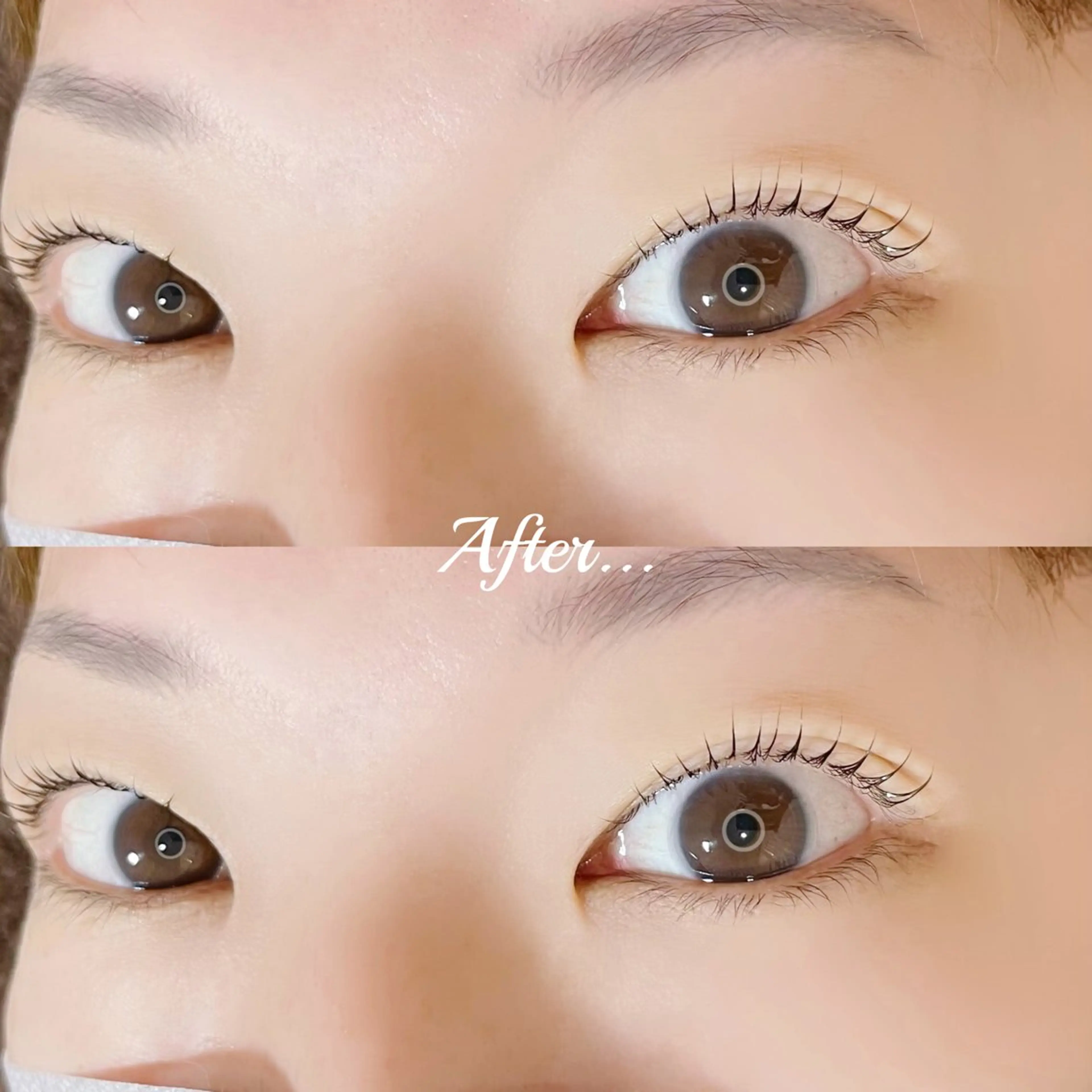 マツエク・マツパ マツナガ☺︎ // Afterのマツエク・マツパデザイン