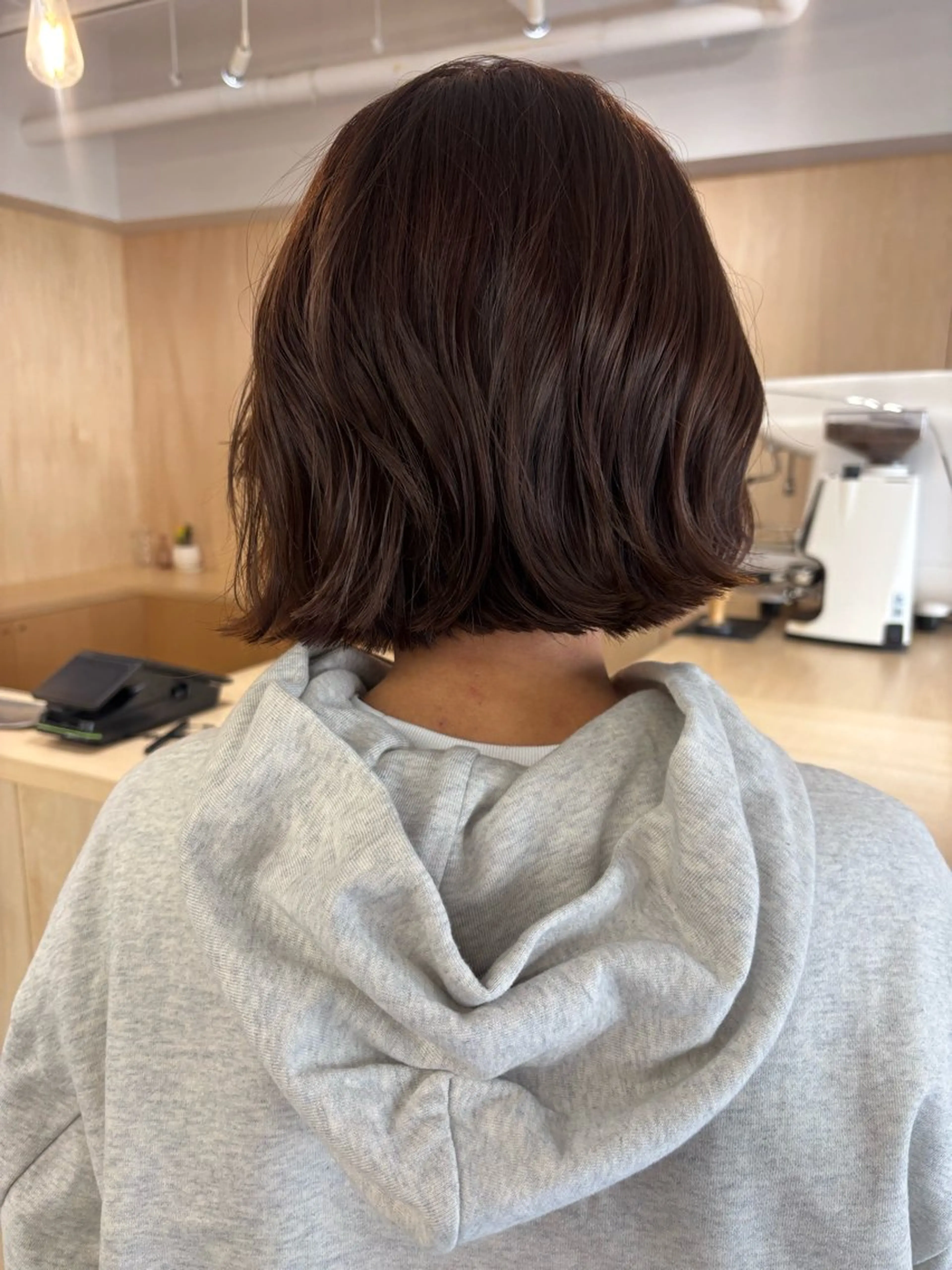 ミディアム カット ヘアカラー ボブ/ベージュ /MIYUのヘアスタイル