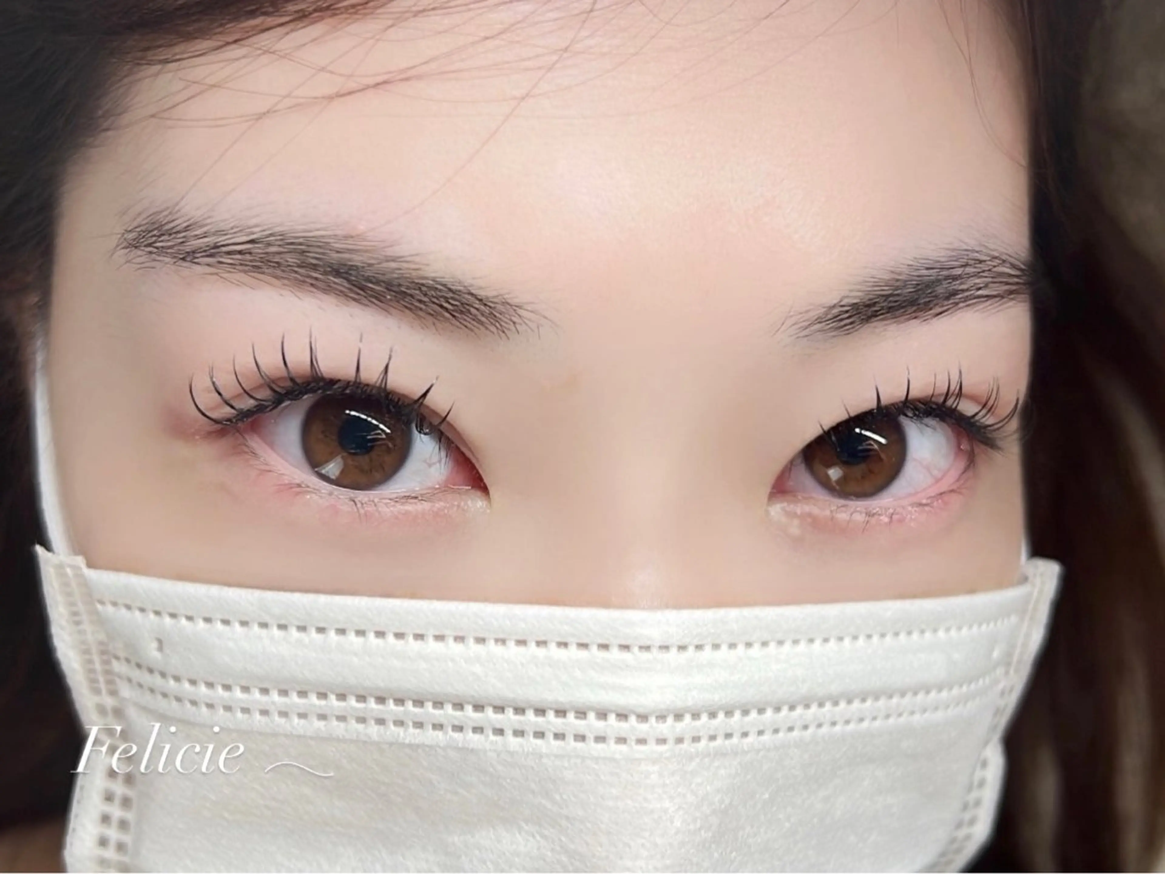 マツエク・マツパ フラットラッシュ マツエク Felicie＊ Sayakaのマツエク・マツパデザイン