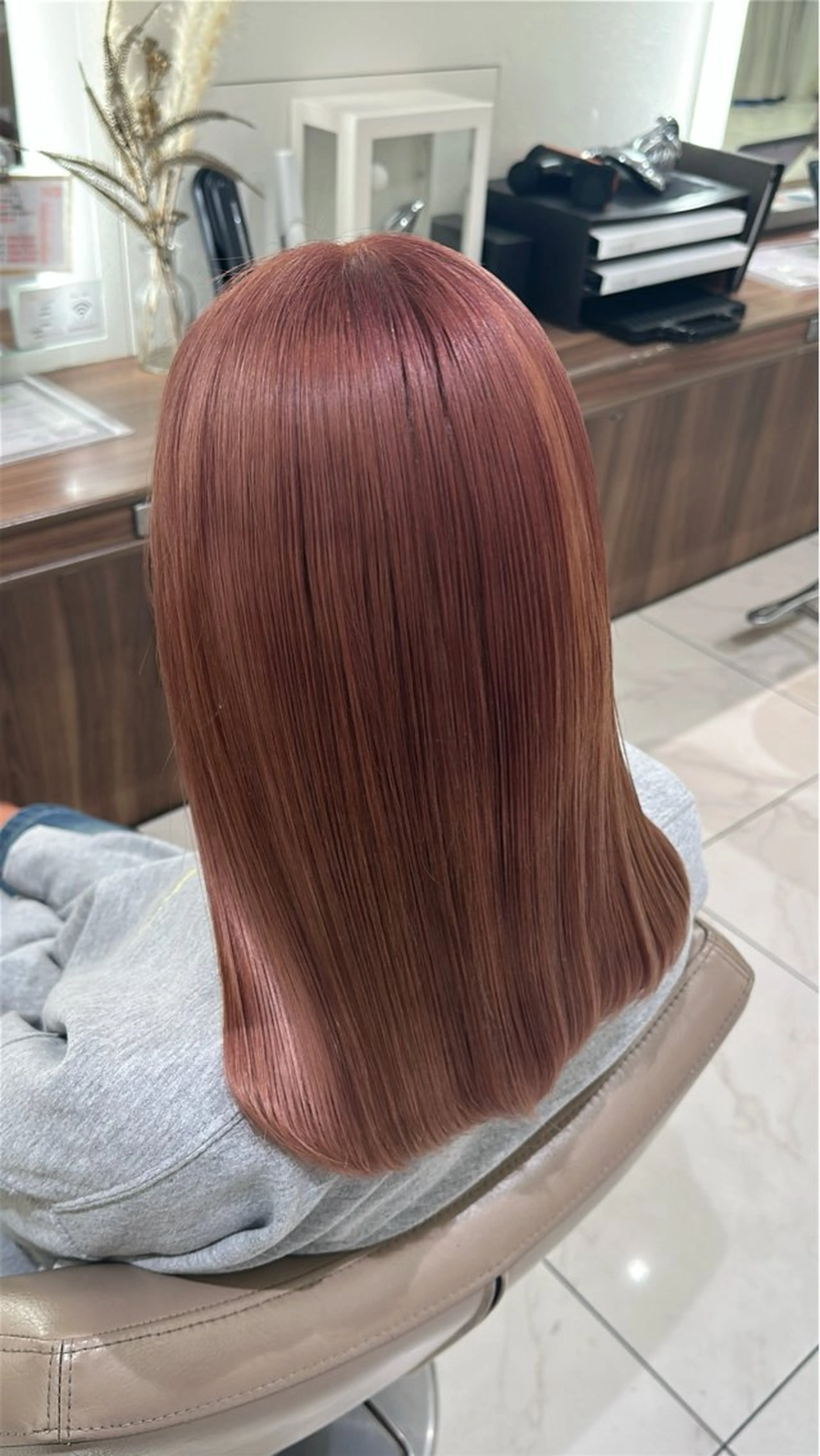 セミロング カラー 透明感カラー ヘアカラー 北島亜弥/髪質改善 /カラーのヘアスタイル