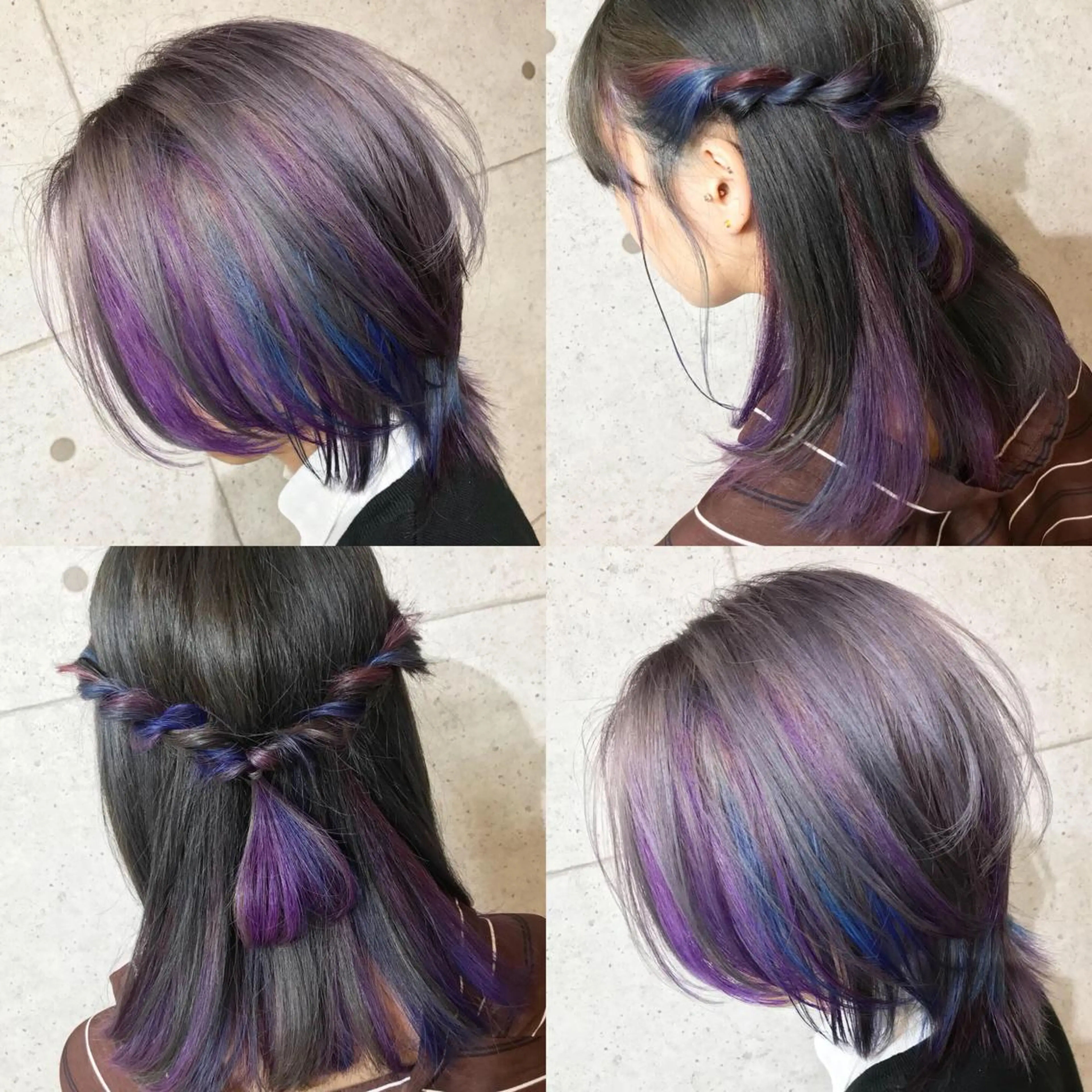 ミディアム カット ヘアカラー トリートメント hair teria ryu 大塚のヘアスタイル