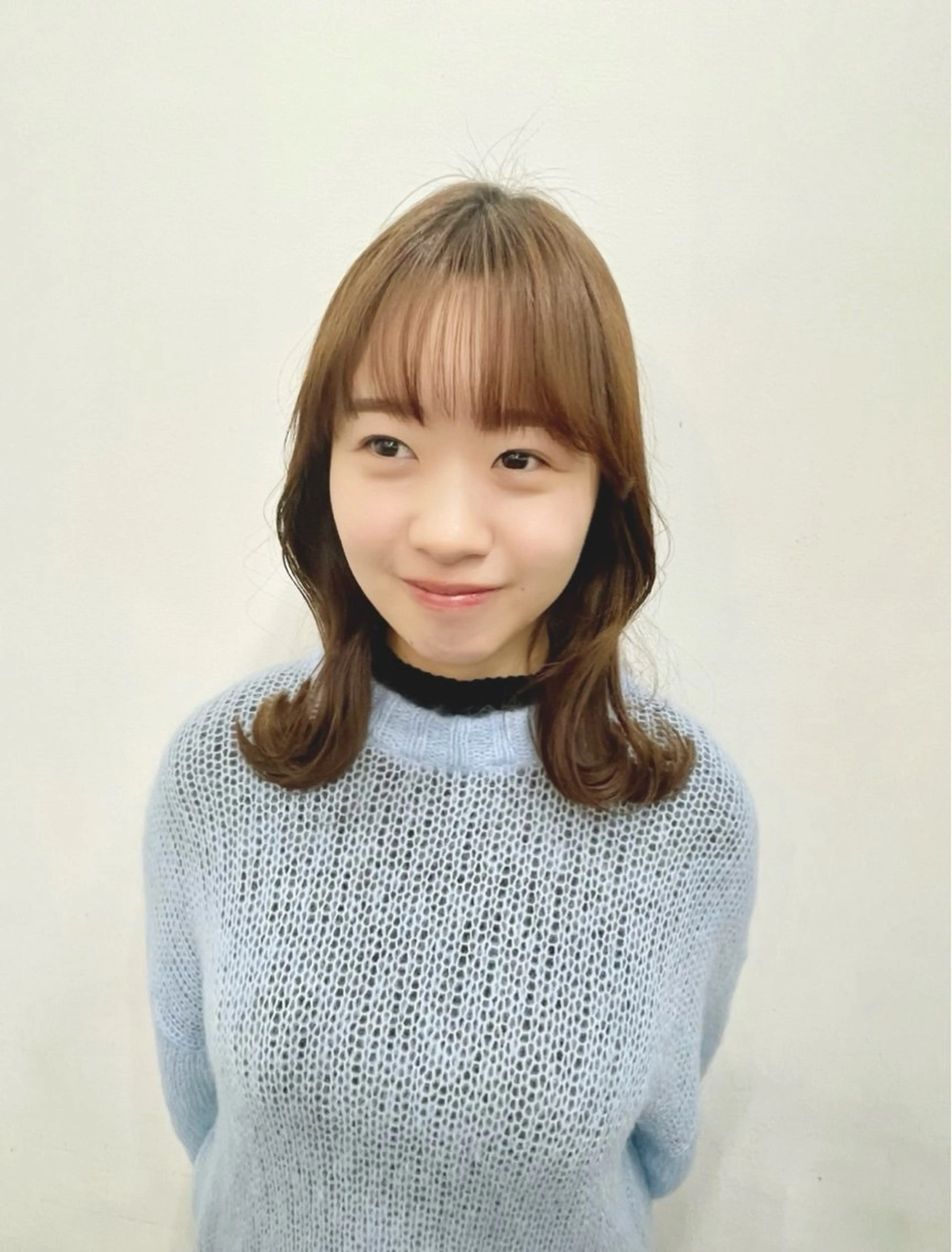 ミディアム 韓国風ヘア 五藤 🍀壽野のヘアスタイル