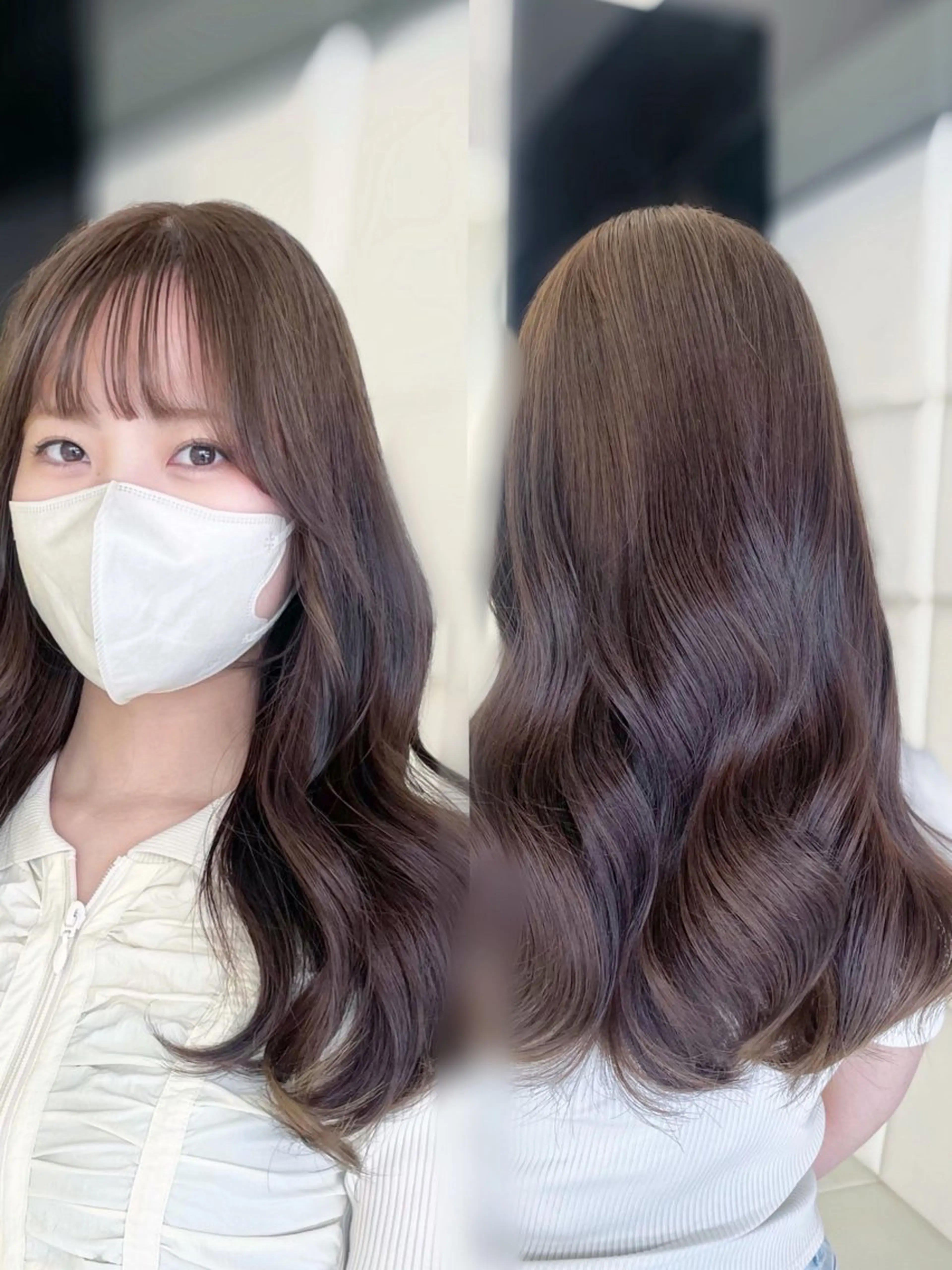 ロング カラー ブラウンカラー カット ヘアカラー トリートメント motel所属・雰囲気引き出す ✨大人レディのヘアスタイル