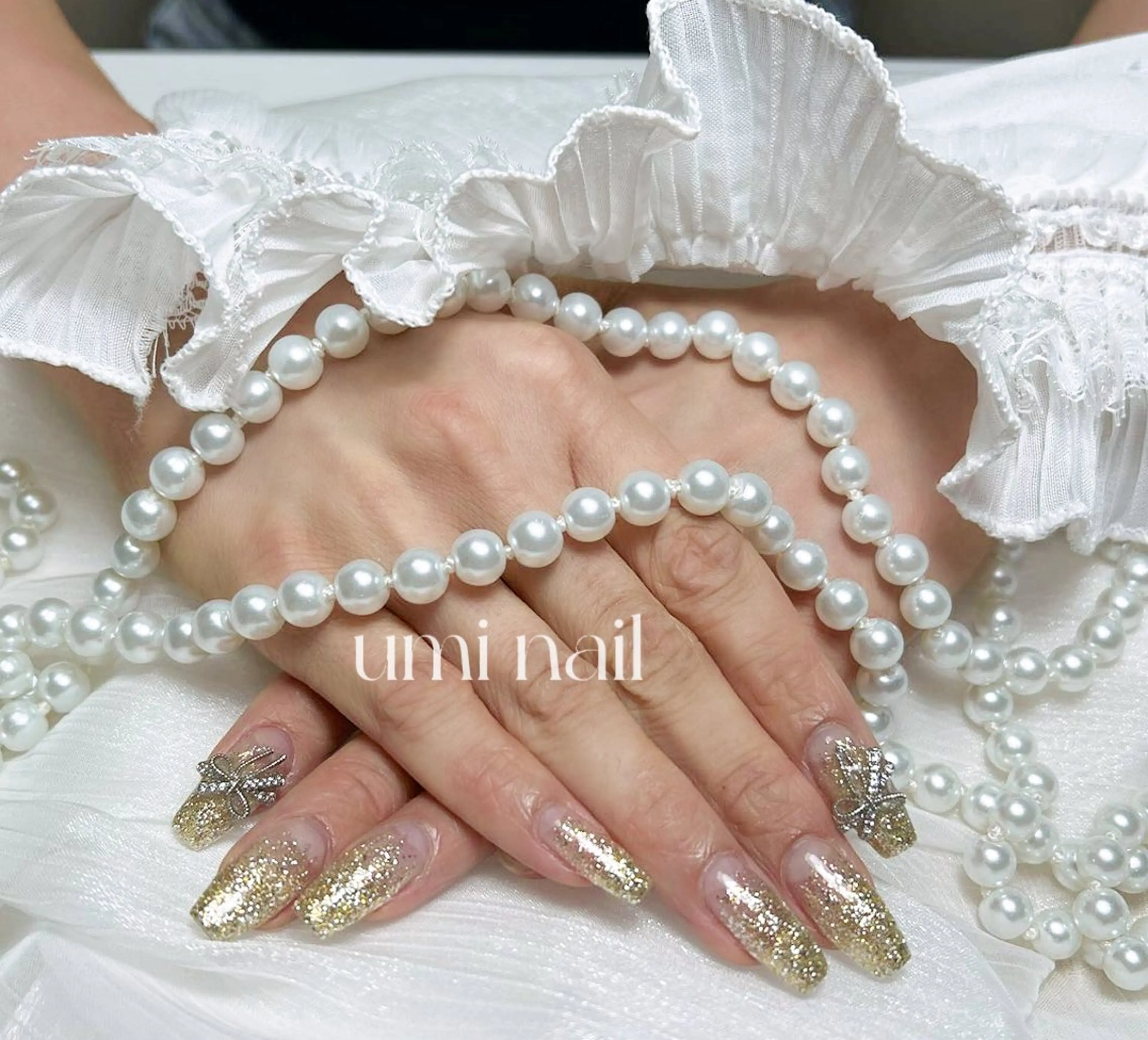 🎀【Hand】スカルプ長さだし+つけ放題（持ち込みデザイン）12500円(アート2本まで)🎀の写真