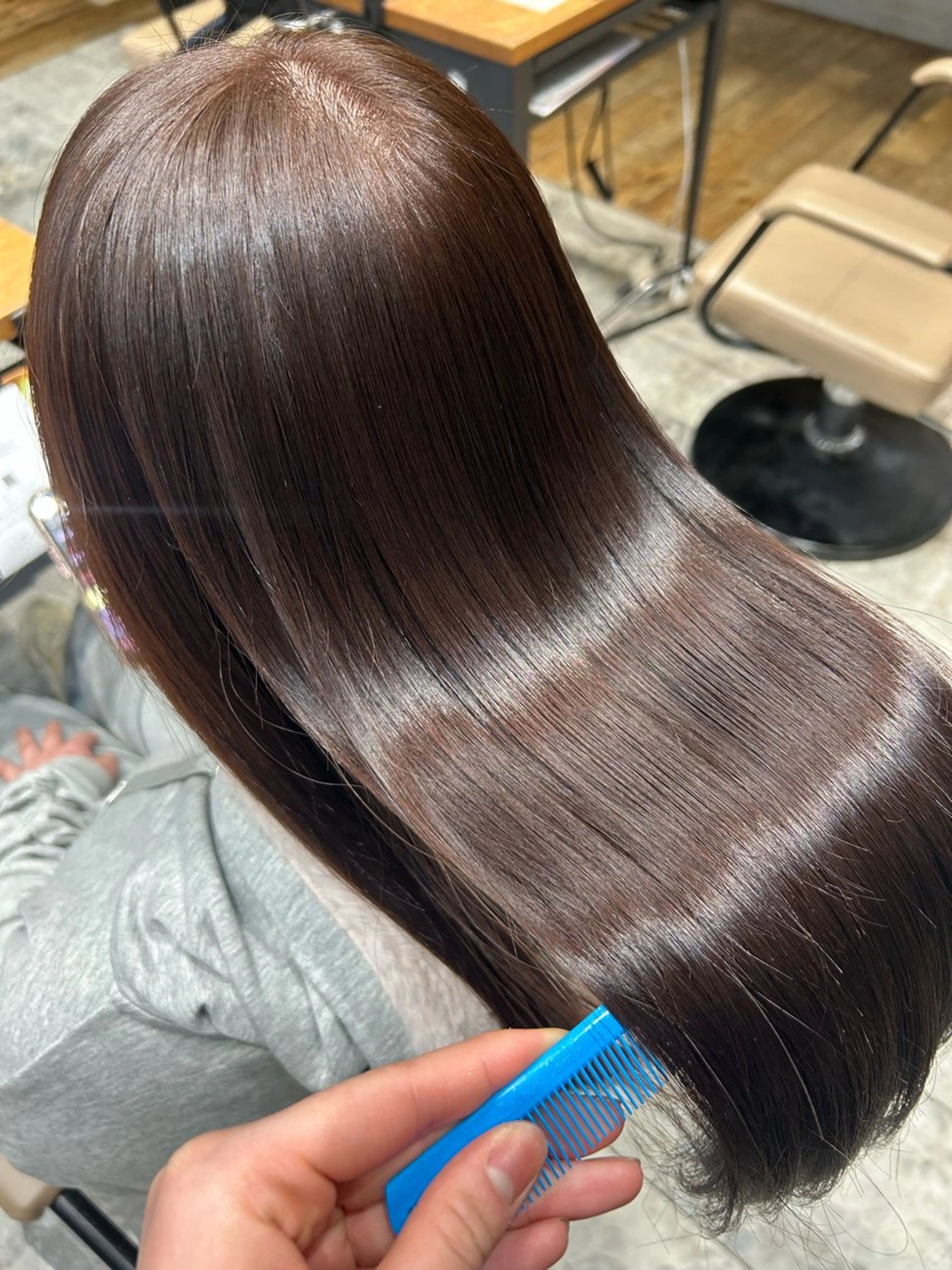 カラー ブラウンカラー 和田 茉日琉のヘアスタイル