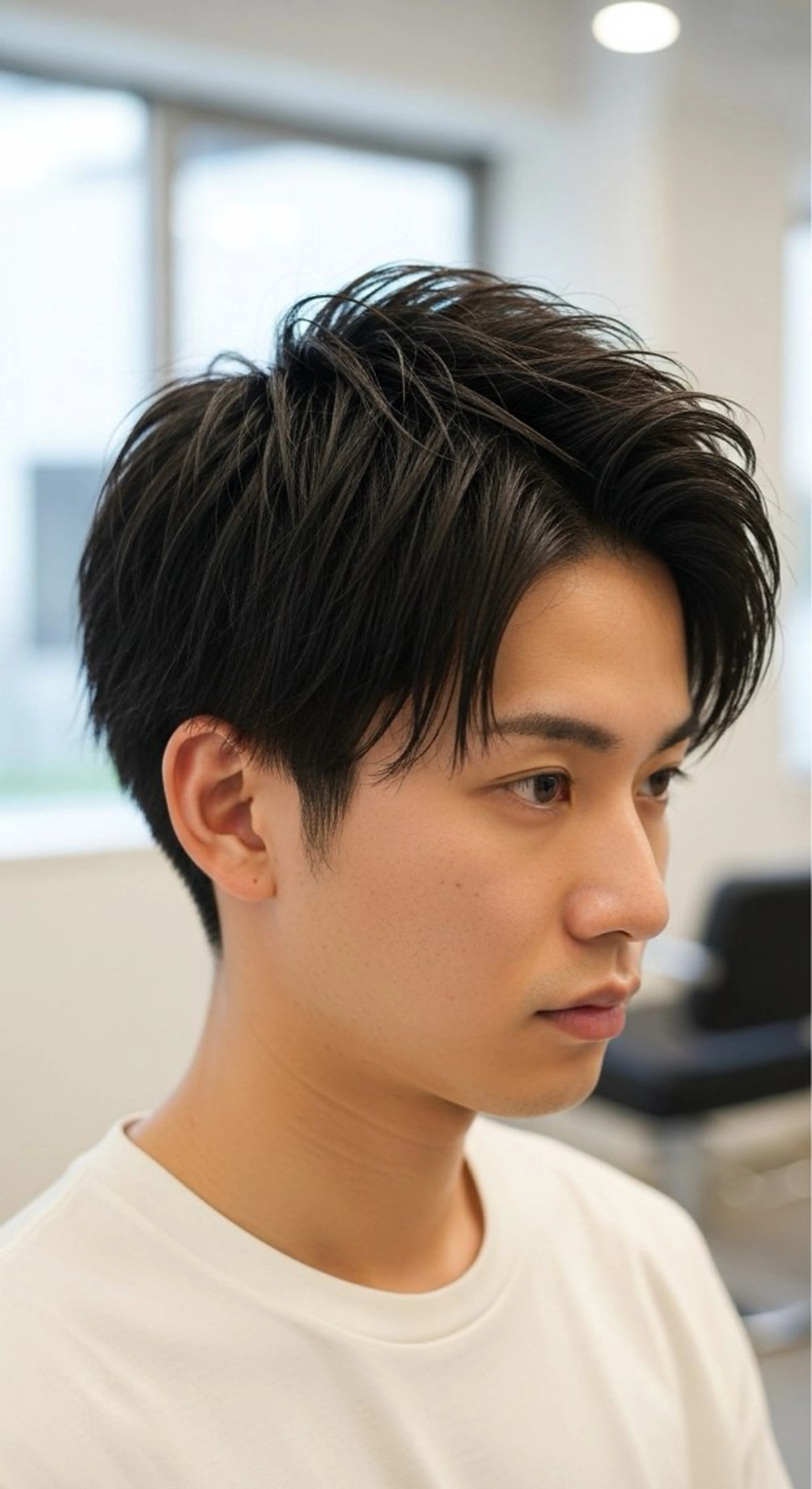 ショート メンズ ビジネス メンズパーマ メンズショート くせ毛 ショートヘア カット 🔮メンズ縮毛矯正 毛流れパーマ💎竹永のヘアスタイル