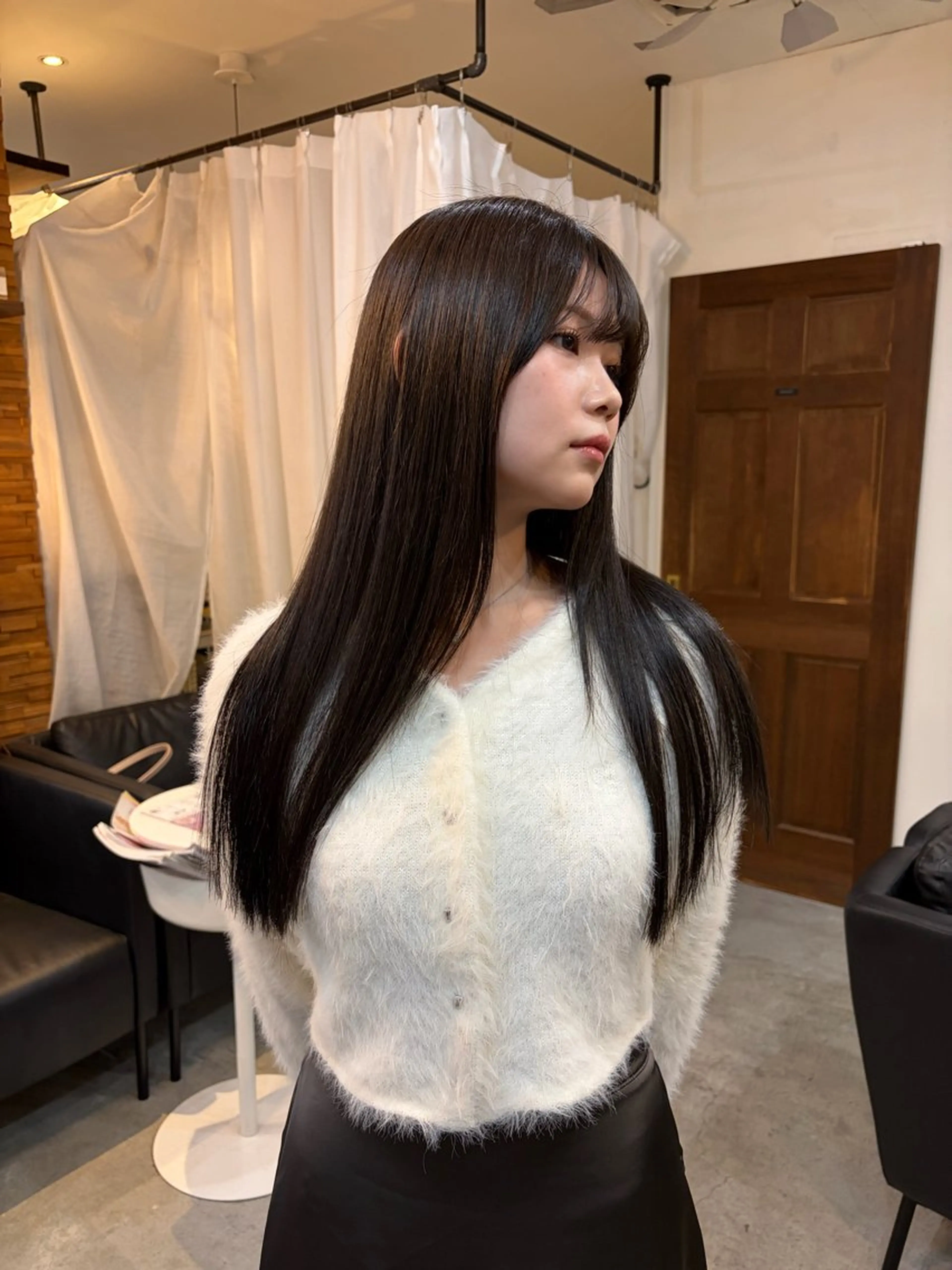 ロング カット ヘアカラー トリートメント パーマ／透明感 🍃Hidetoraのヘアスタイル