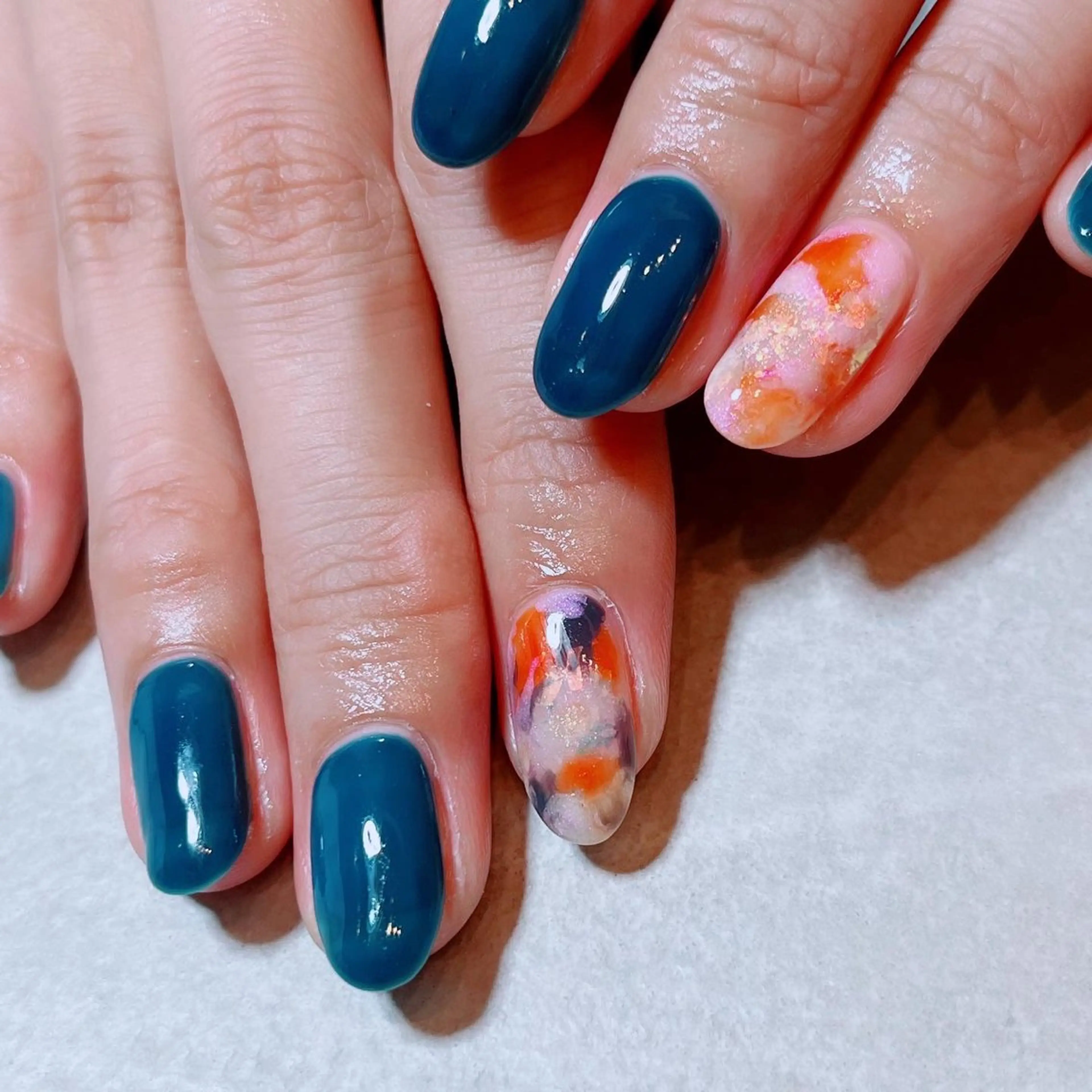 ネイル アートネイル ニュアンスネイル ワンカラーネイル ruirui.naildesign所属・RUI ☆のネイルデザイン