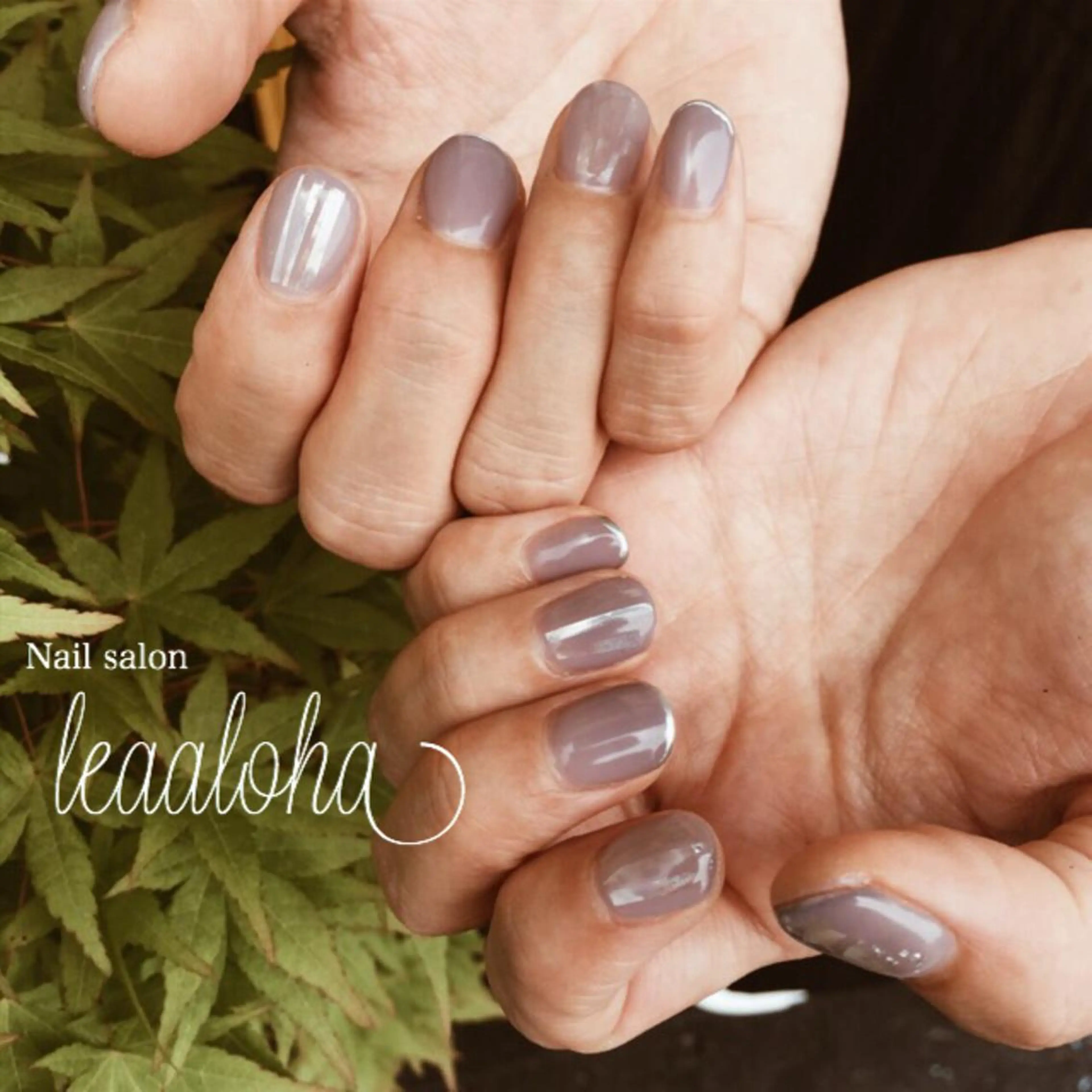 ネイル アートネイル ブラウン クリアネイル フットネイル ジェルネイル leaaloha　byBROWN HAIR所属・レアアロハ宇都宮 /ネイル.メンズ脱毛のネイルデザイン