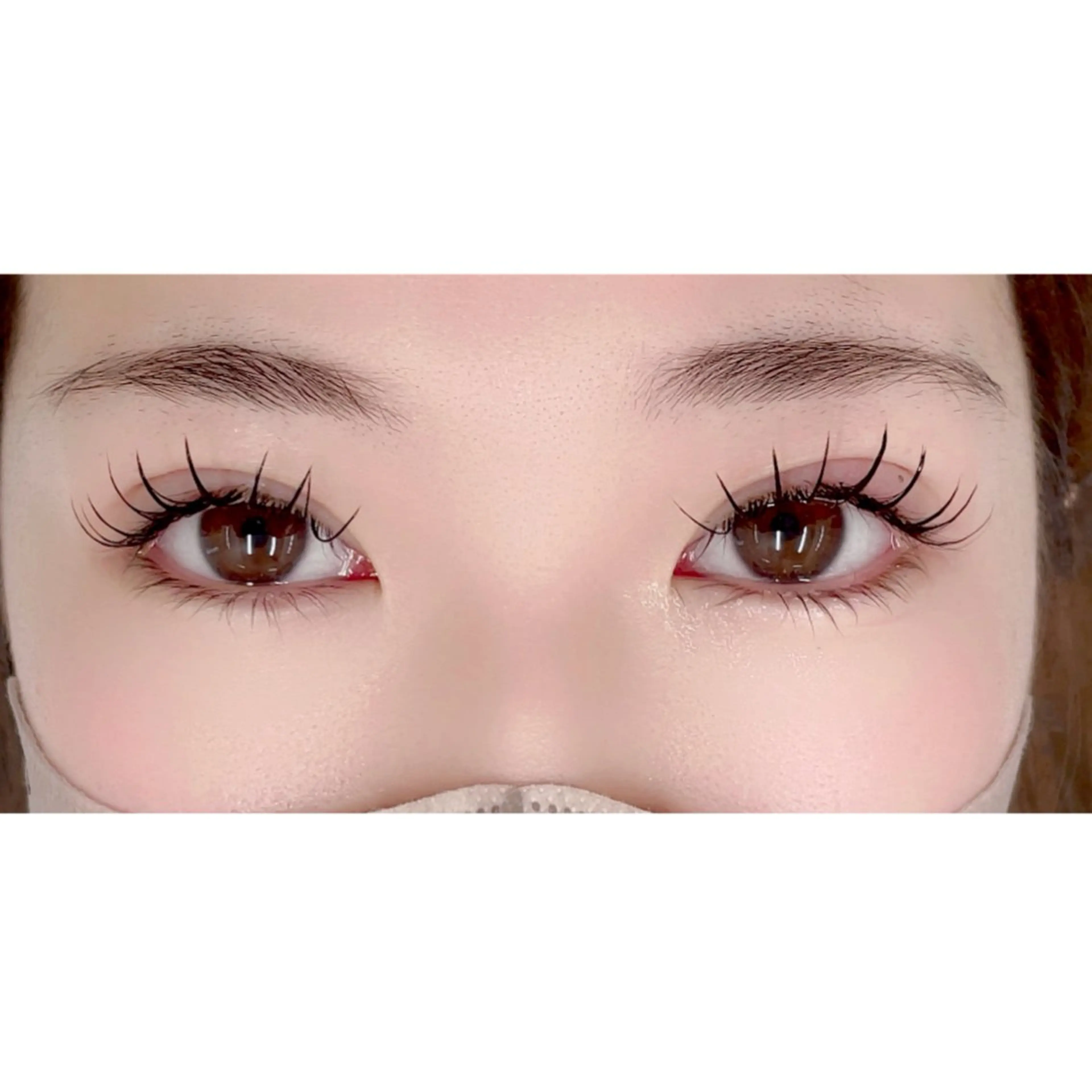 マツエク・マツパ 束感まつ毛 フラットラッシュ パリジェンヌラッシュリフト 一重×まつ毛パーマ Morganite 🦋 ÿui 🦋のマツエク・マツパデザイン