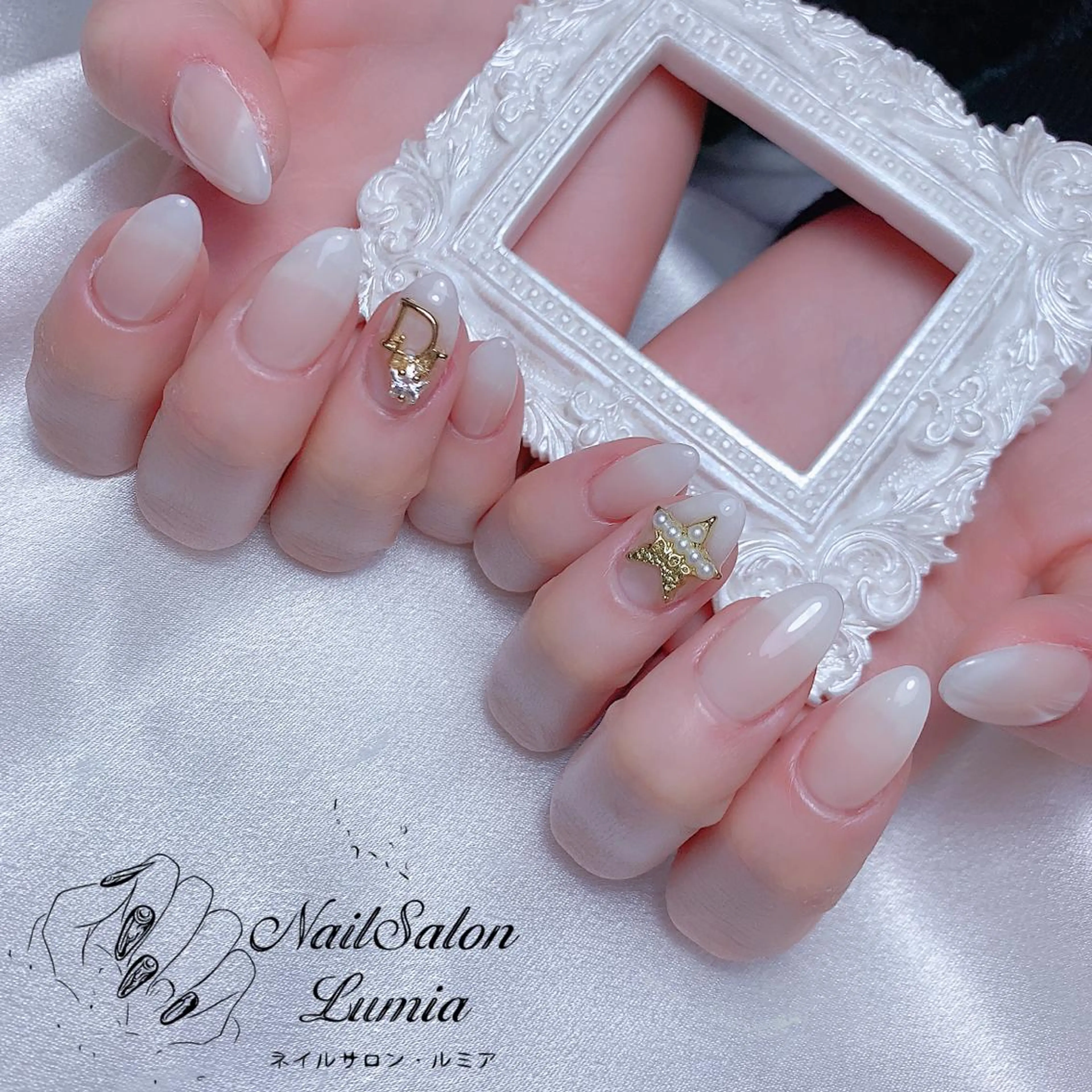 ネイル ハンドネイル ネイルサロン ルミア Lumia 店長のネイルデザイン