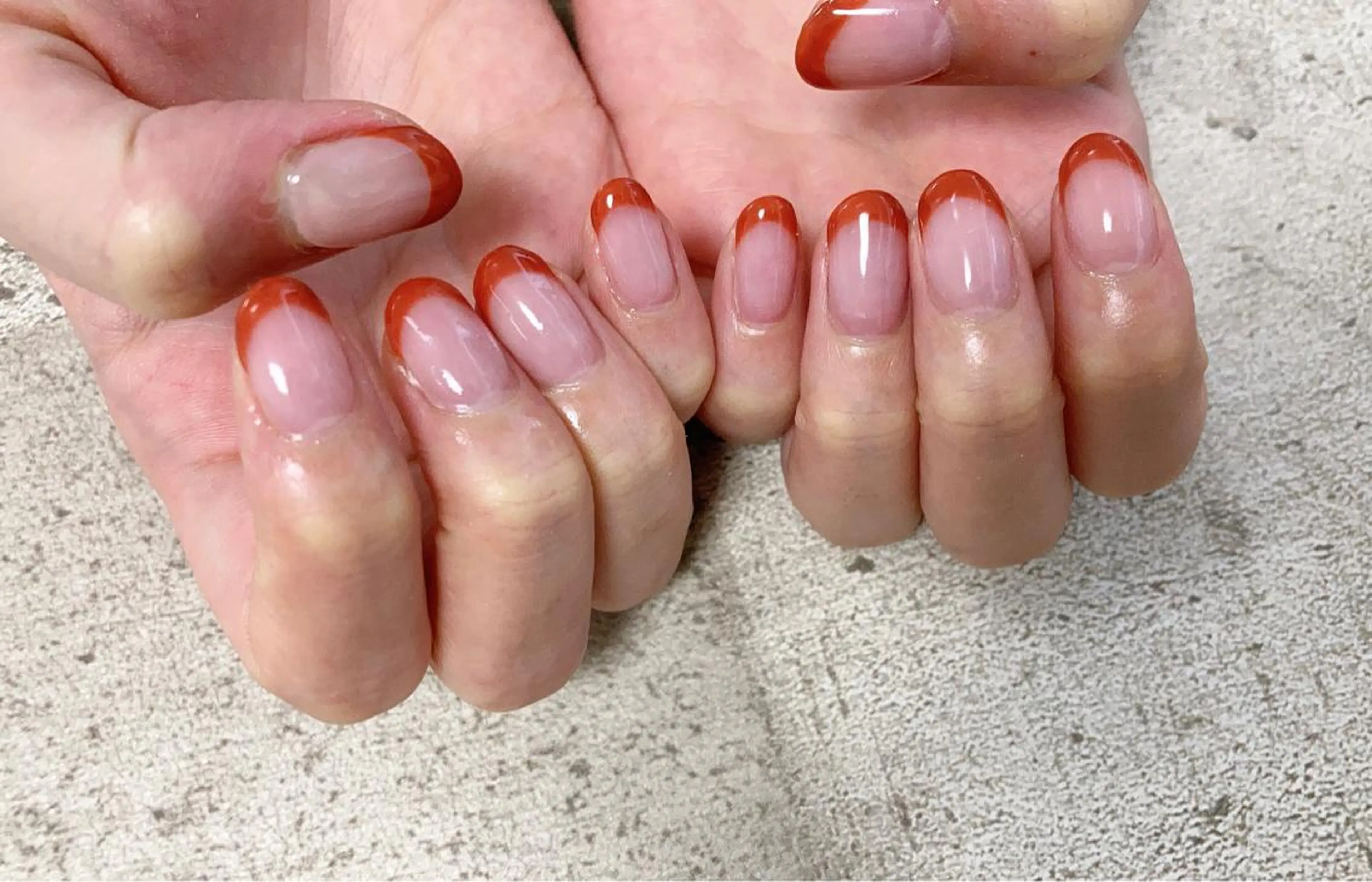 ネイル フレンチネイル Mogu nail 二子玉川のネイルデザイン