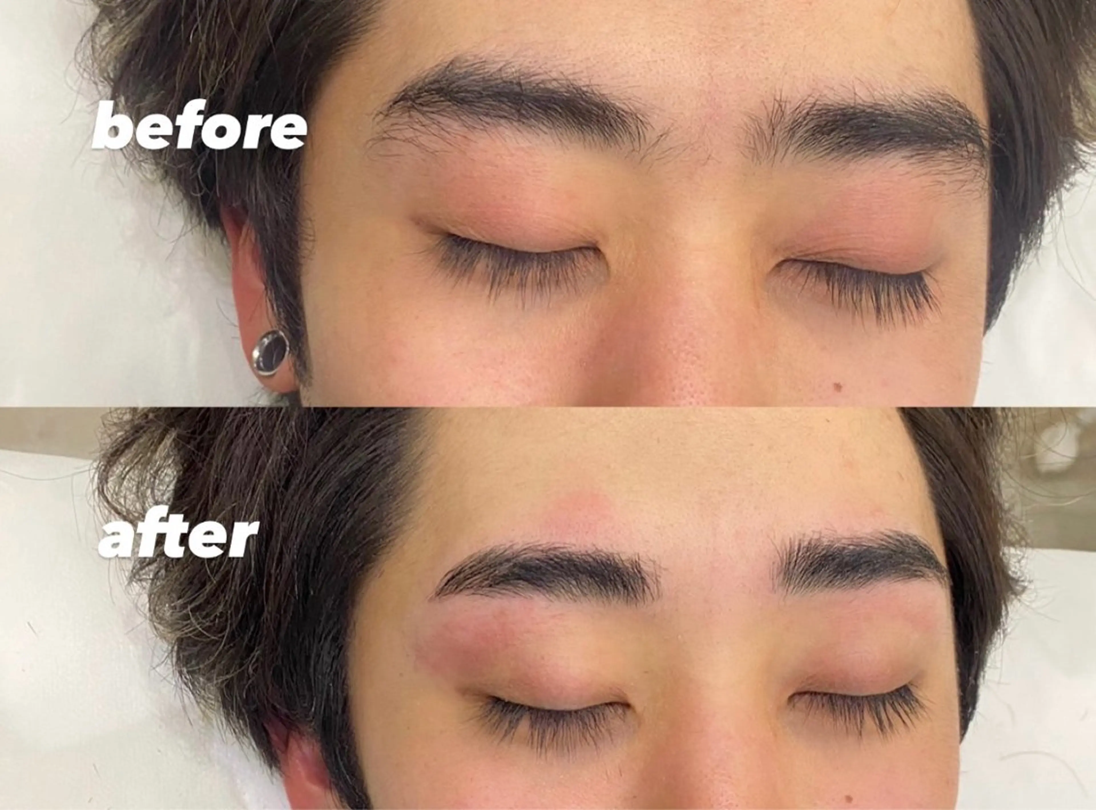 ハリウッドブローリフトHBL(眉毛パーマ)+眉WAX ¥7000→5980の写真