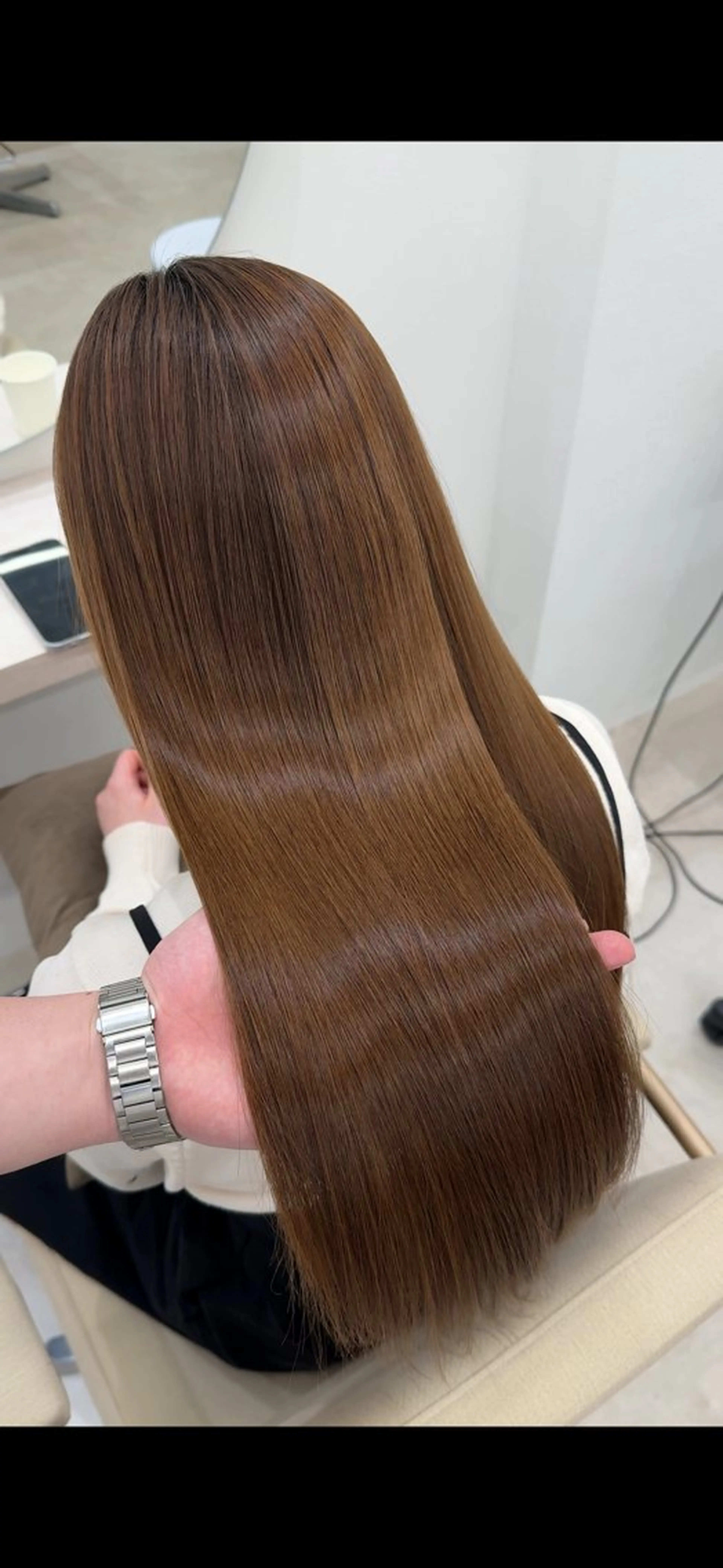 ロング 髪質改善 縮毛矯正 トリートメント カット ヘアカラー 縮毛矯正 トリートメント 髪質改善×縮毛矯正 Core 片山健太のヘアスタイル