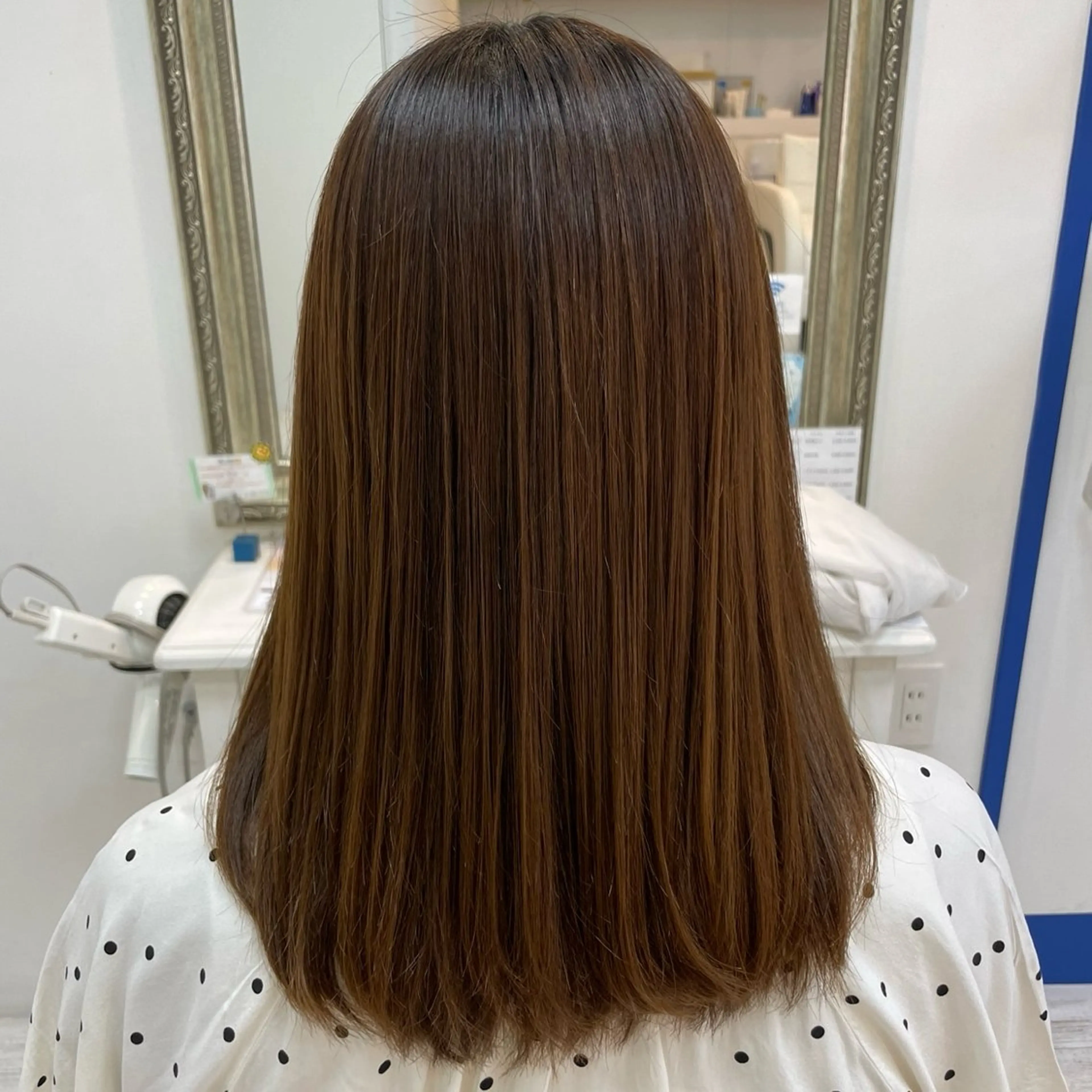 セミロング ヘアアレンジ カット 縮毛矯正 トリートメント 町田 あみのヘアスタイル