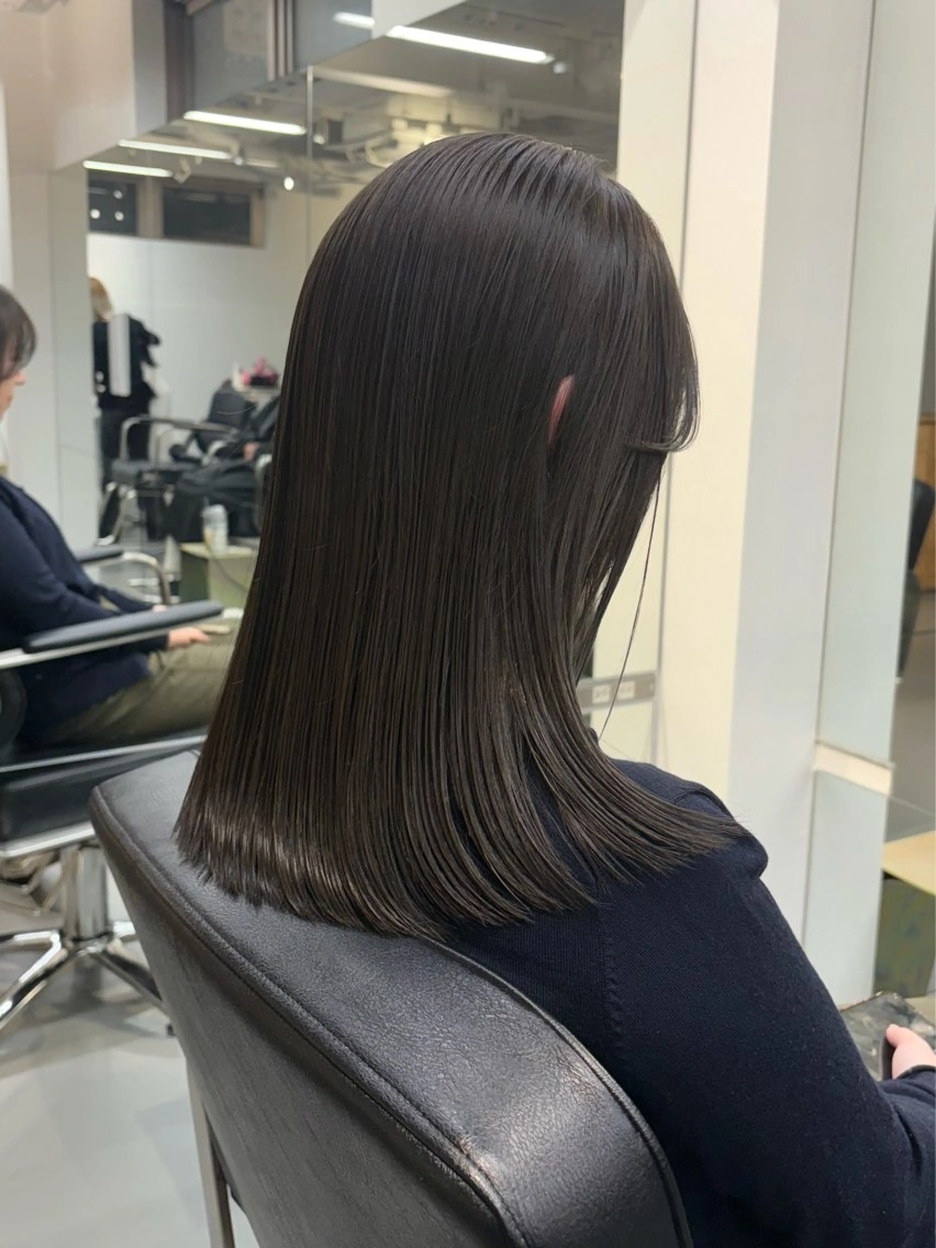 セミロング カラー 村田 りょうやのヘアスタイル