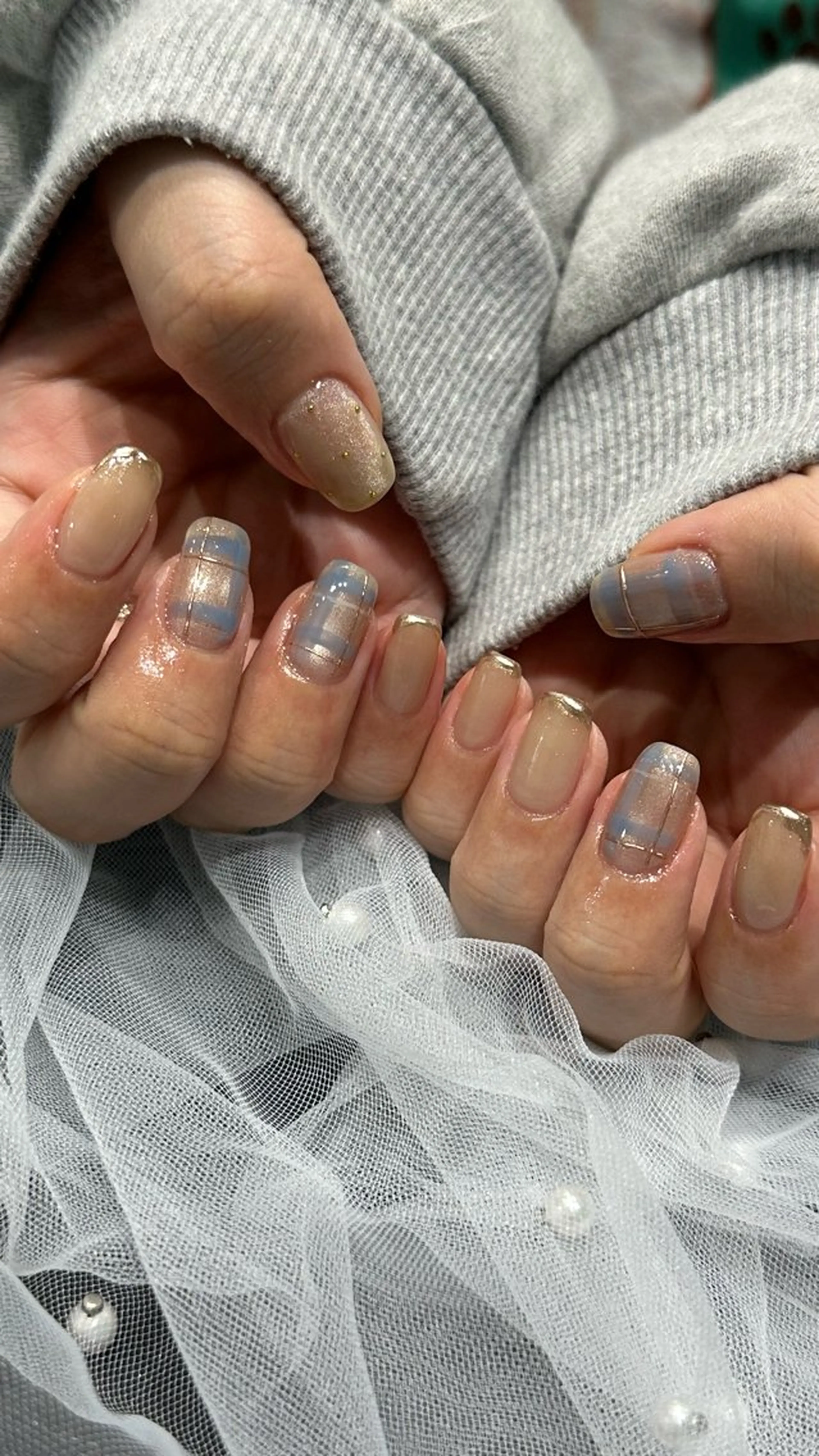 ネイル ハンドネイル 水戸 彩夏のネイルデザイン