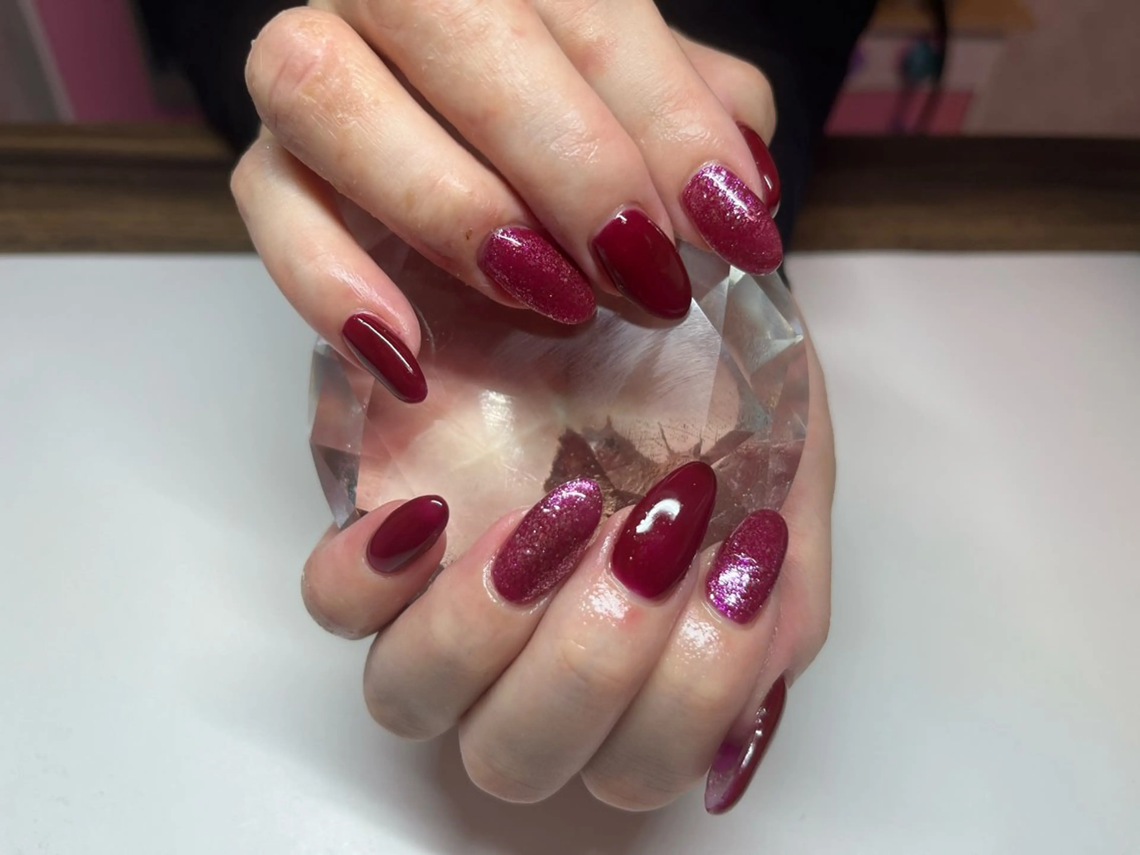 ネイル ラメ(グリッター) ハンドネイル _55.nail_ MIKAのネイルデザイン