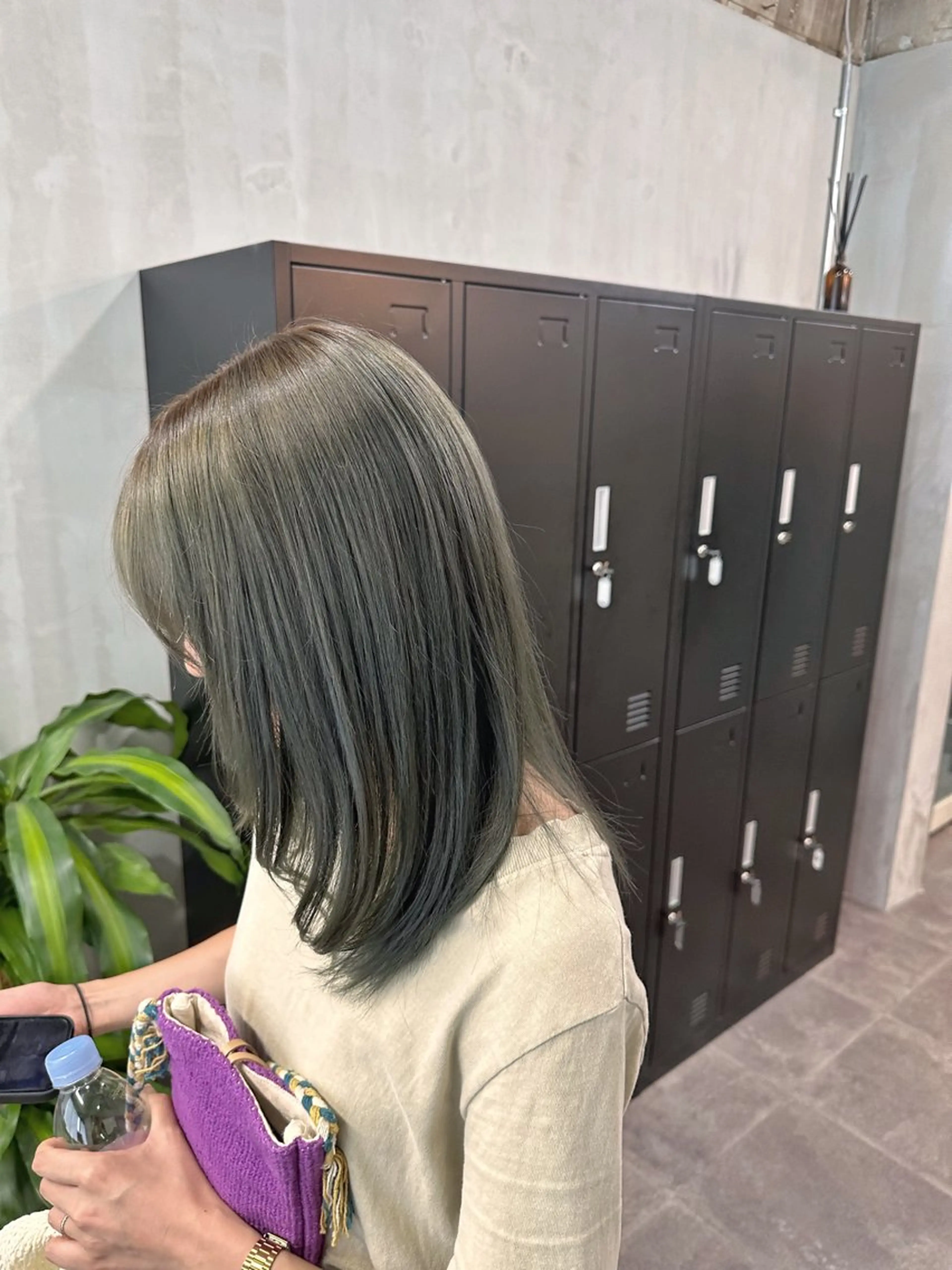 セミロング カラー ヘアアレンジ cecil hair 難波店所属・髪質改善透明感カラー /SHOGO☀️のヘアスタイル