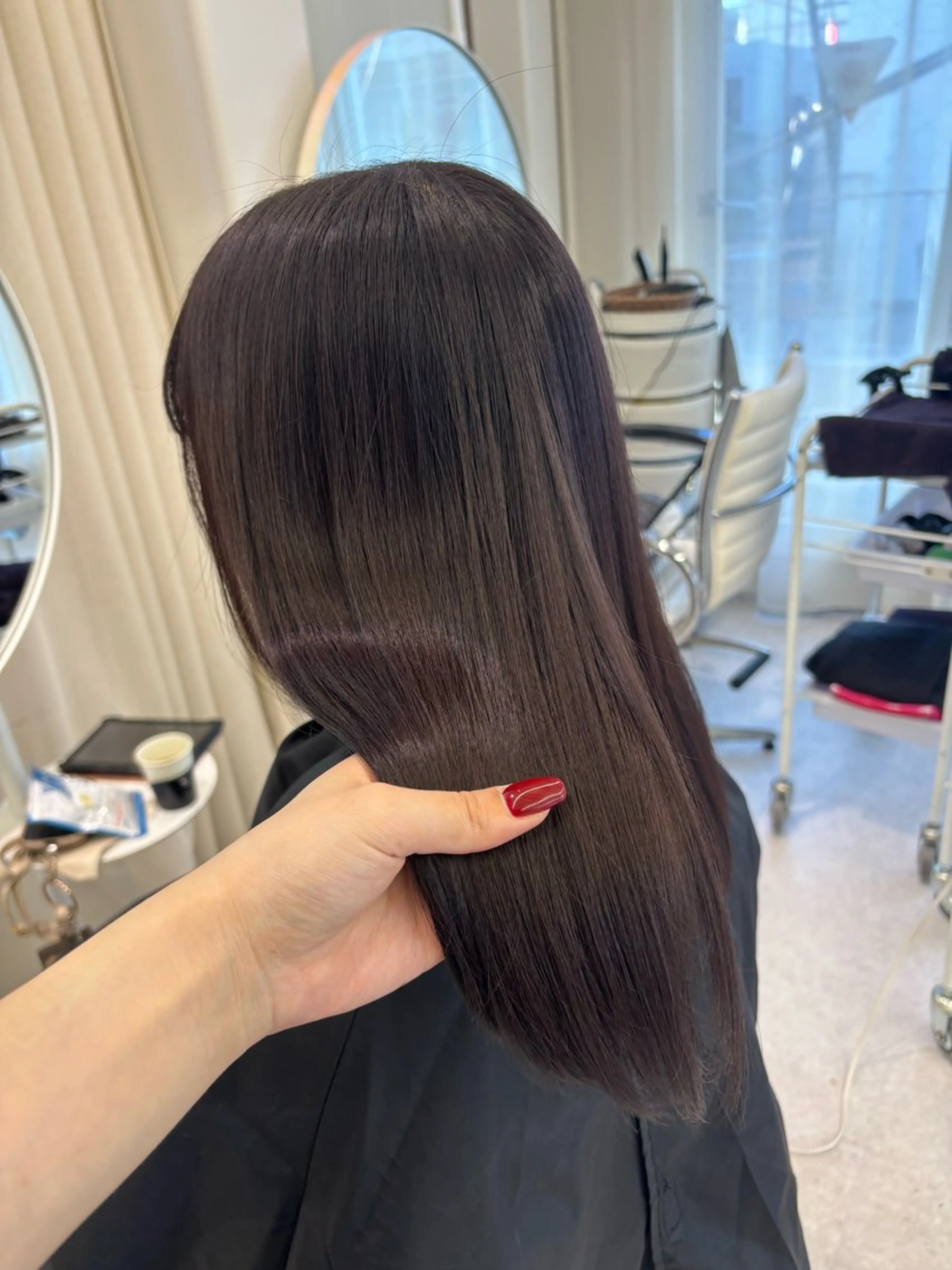 ミディアム 髪質改善 トリートメント トリートメント 韓国レイヤー/ヘア カラー🎀ayamiのヘアスタイル