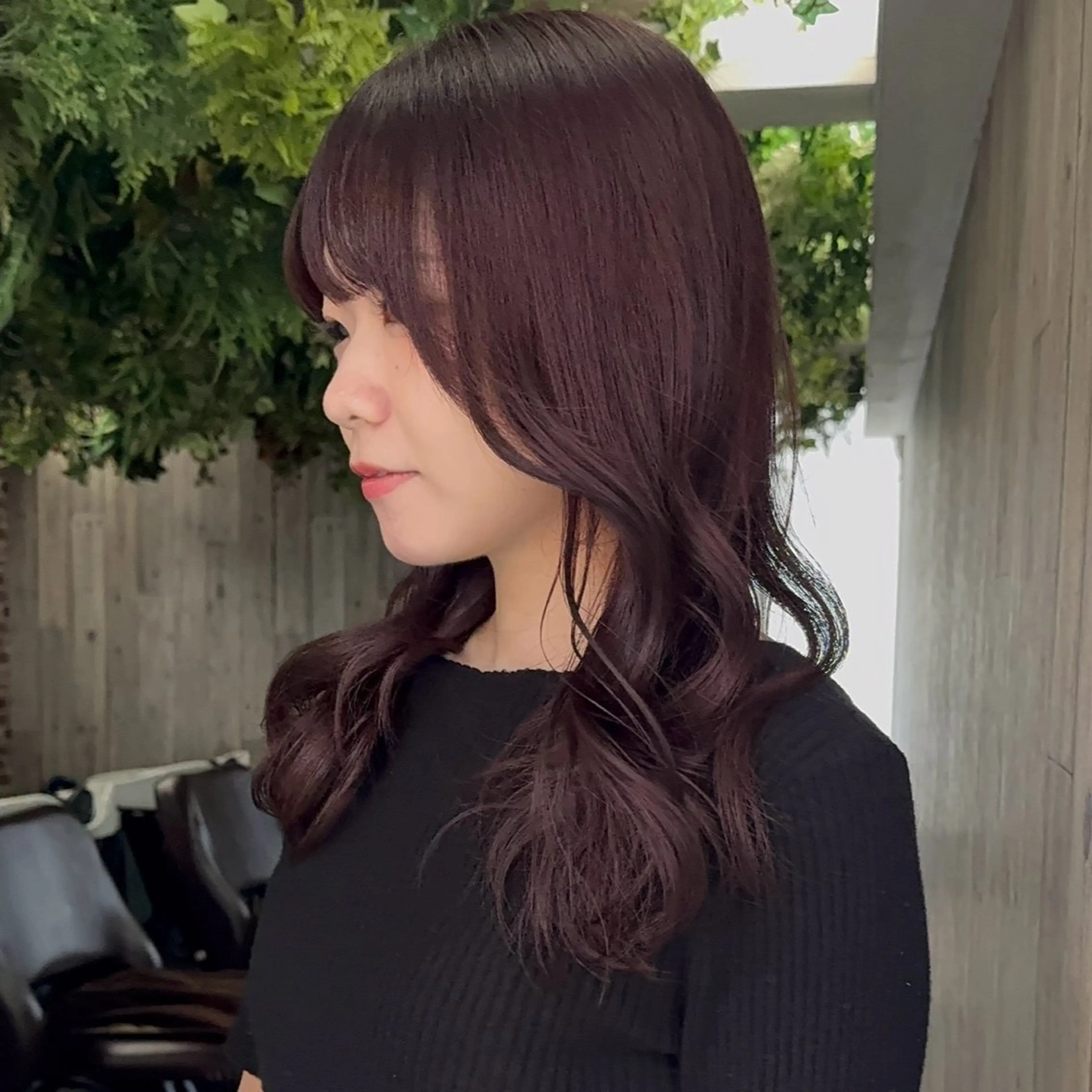 ミディアム カラー ヘアアレンジ ラベンダーカラー ラベンダーピンク ピンクカラー カット ヘアカラー トリートメント あおい 🍒暖色カラーのヘアスタイル