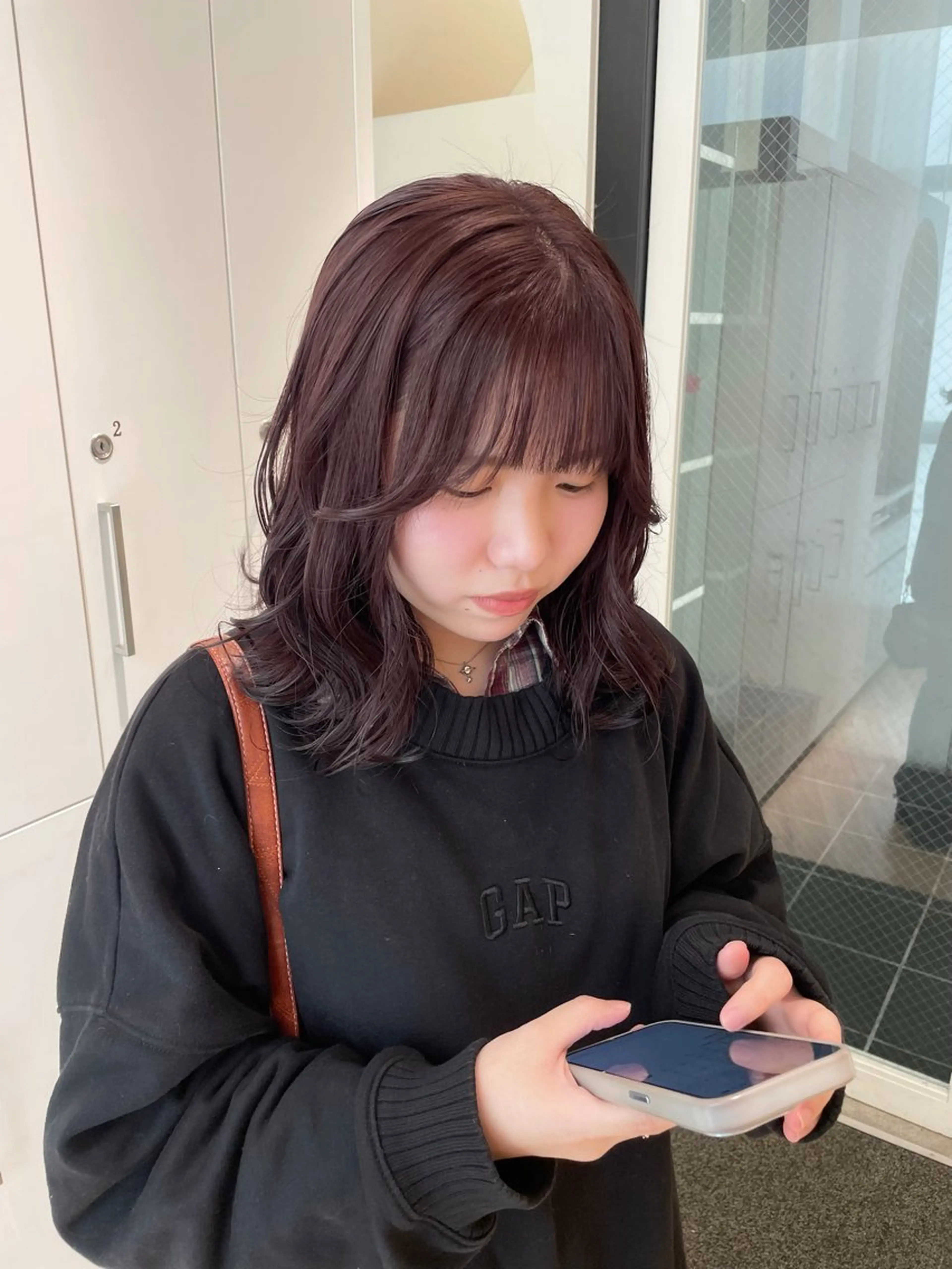 ミディアム カラー カット ヘアカラー Parve Mix /頓宮 稚愛🤍のヘアスタイル