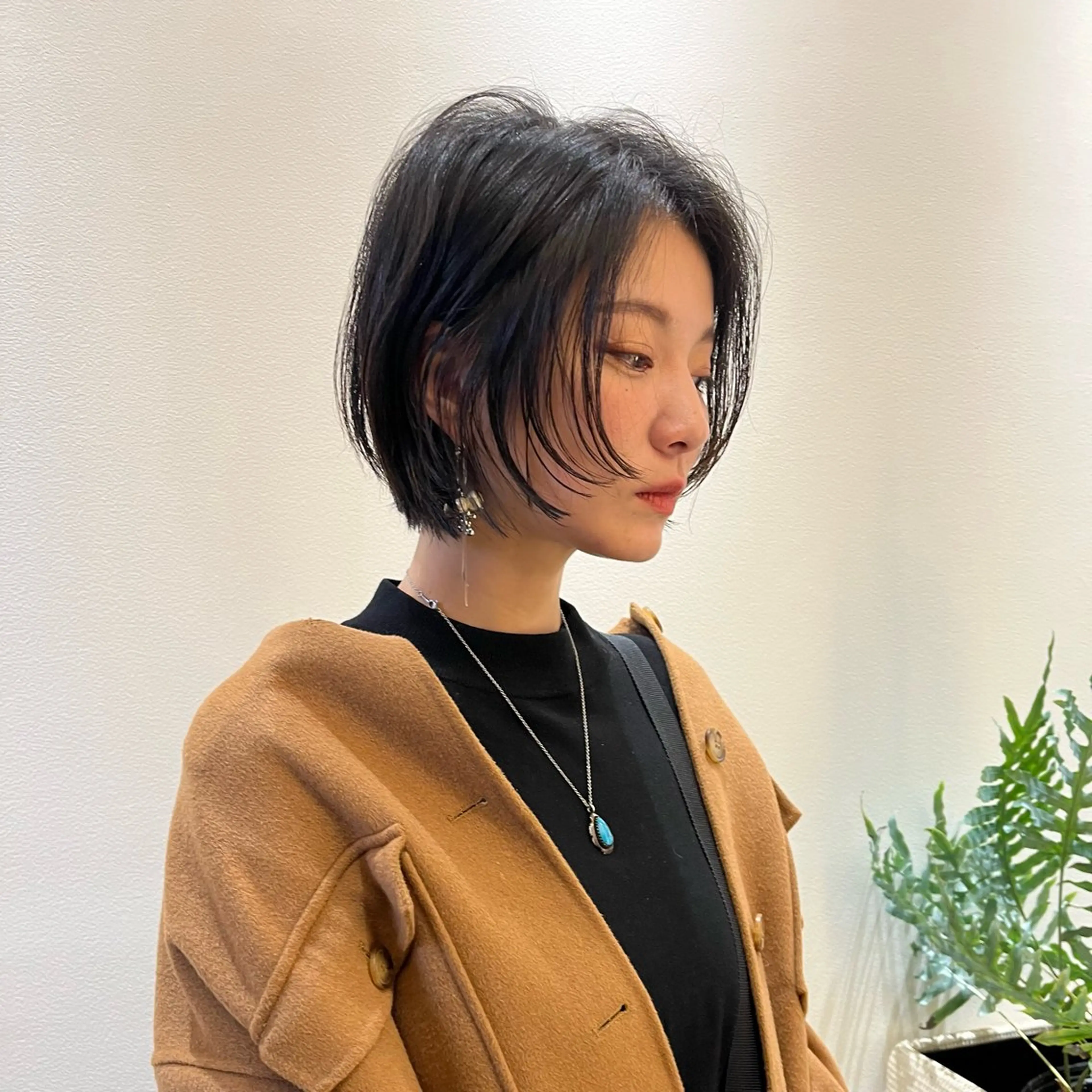 ショート ショートボブ ボブ くせ毛 ショートヘア M.SLASH自由が丘所属・【くせ毛/ショート/ ボブ】元太郎のヘアスタイル