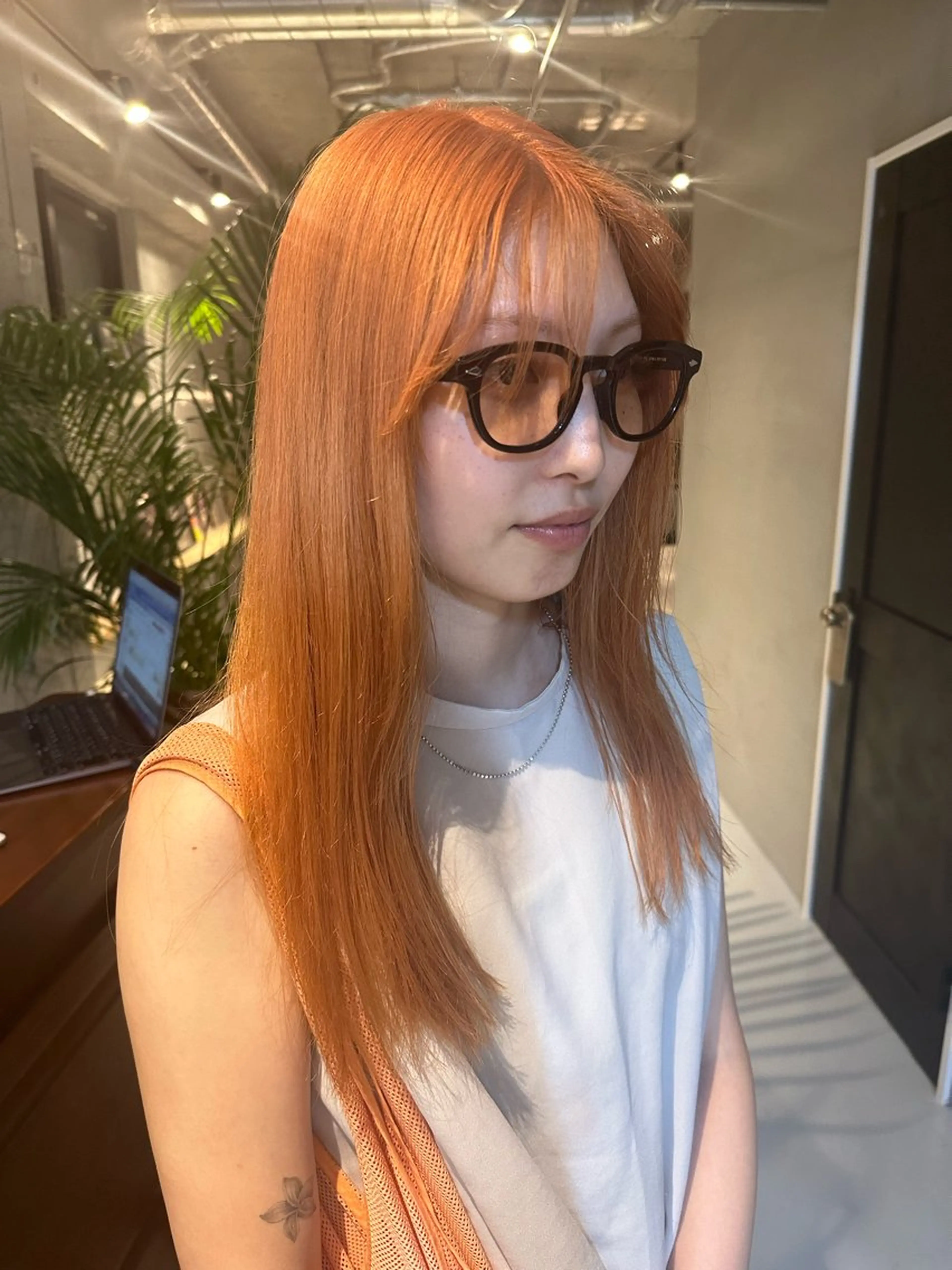 ミディアム カラー 斎藤祐樹 /レイヤー/パーマのヘアスタイル