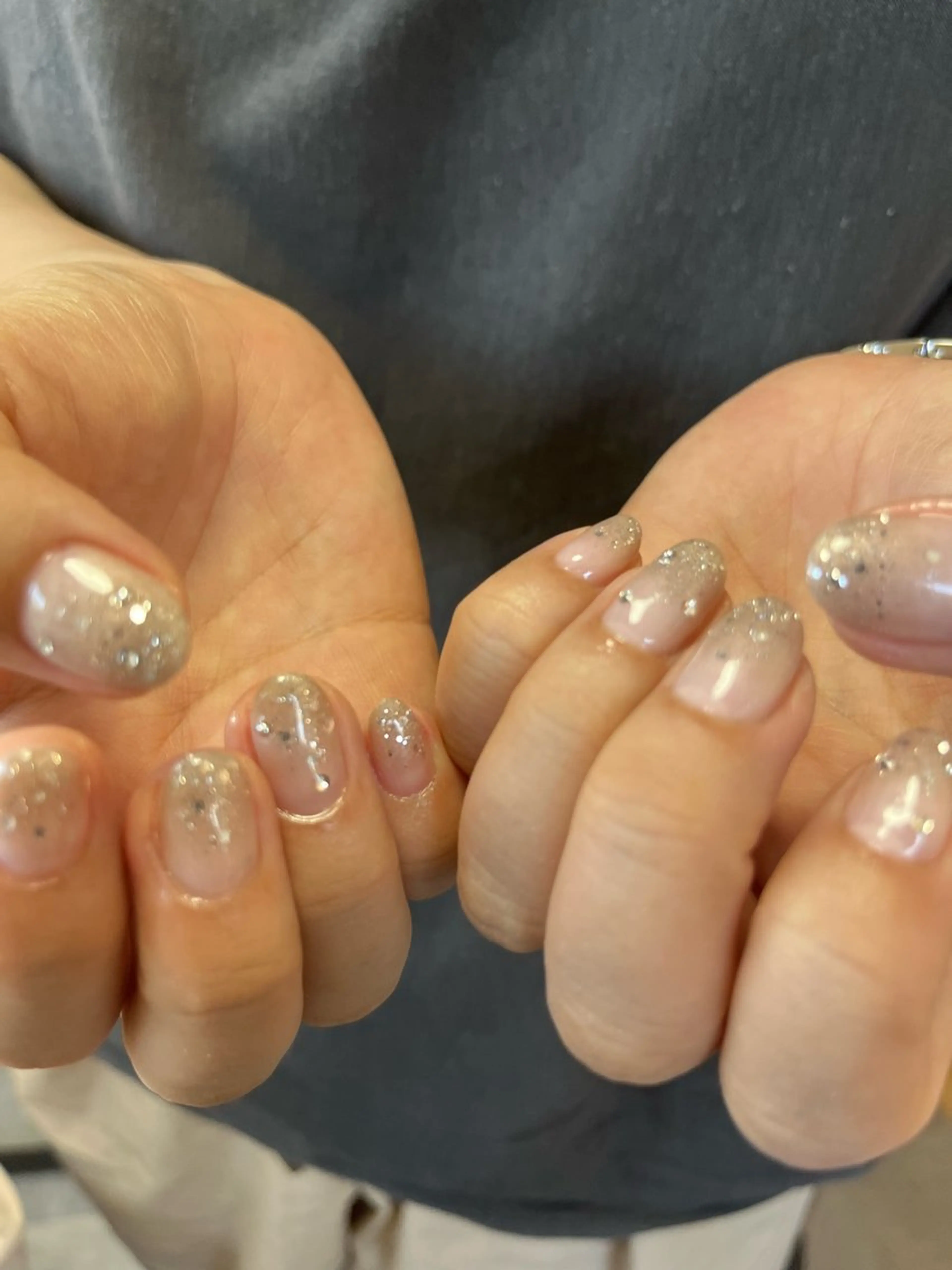 ネイル ジェルネイル グラデーション ハンドネイル tamu nail 　金町のネイルデザイン