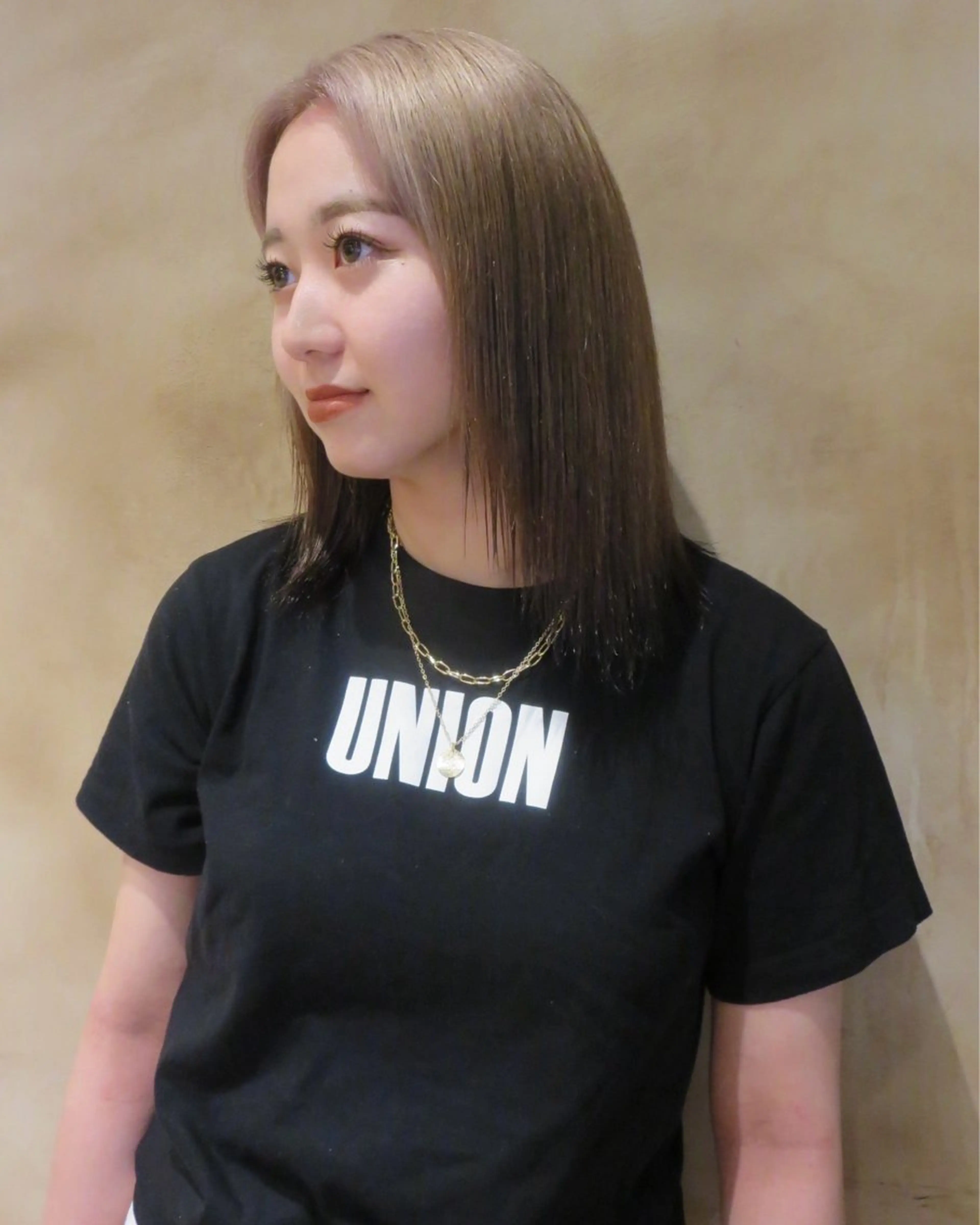 カラー ベージュカラー ブラウンカラー lot所属・大阪/心斎橋 lot mikuのヘアスタイル