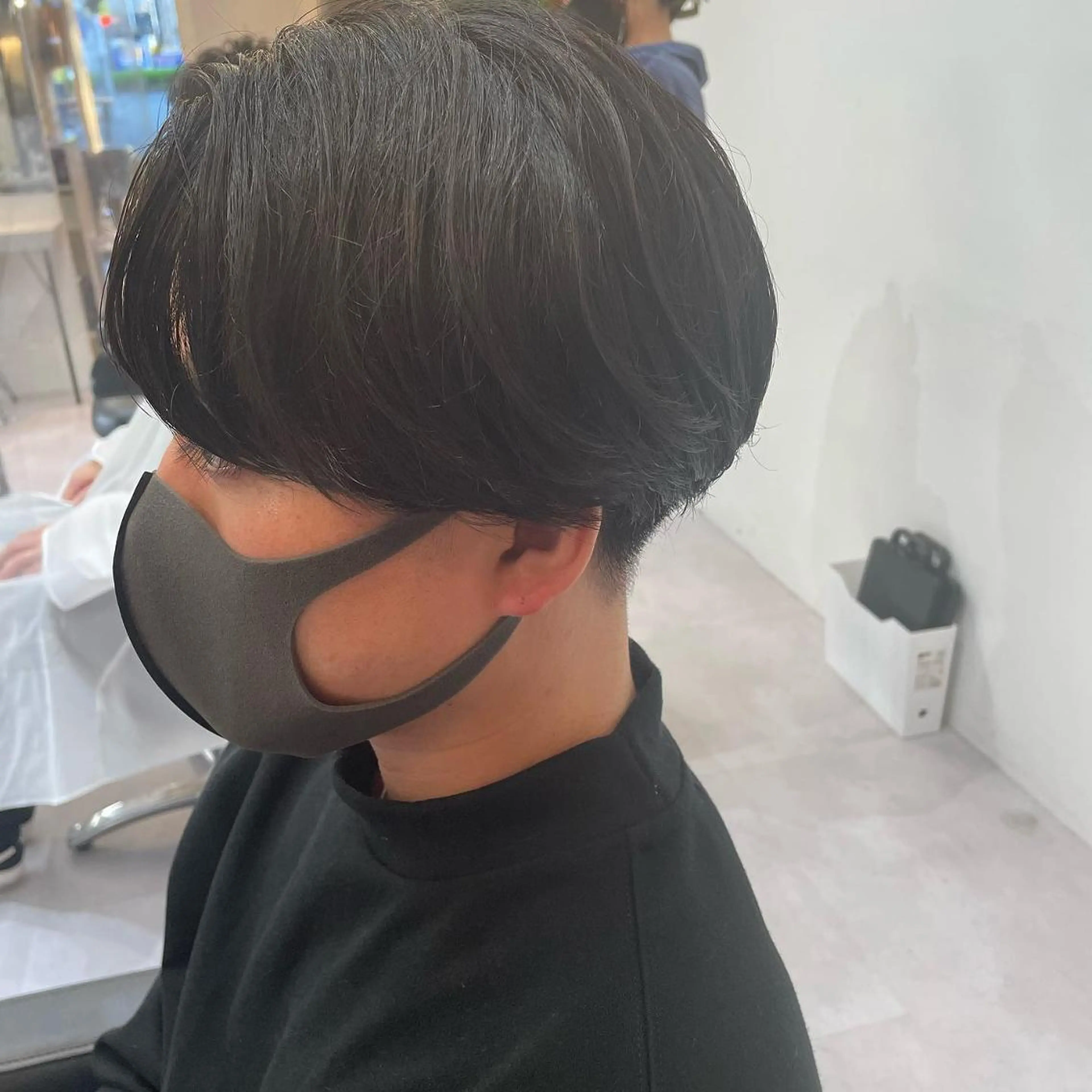 ショート 髪質改善× ハイライト溝江のヘアスタイル