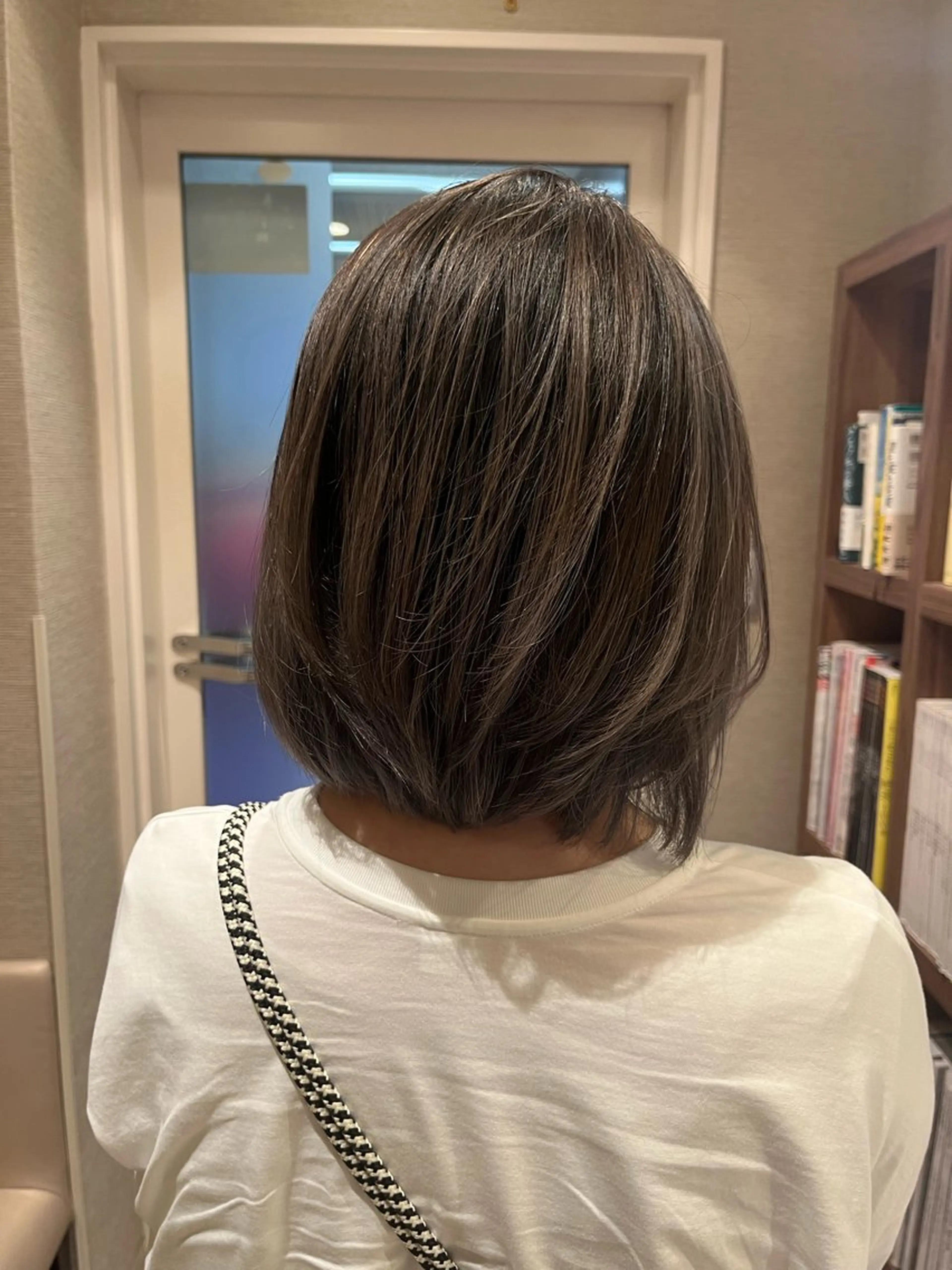 ミディアム カラー バレイヤージュ レイヤーカット dogstar小林諒 レイヤー/パーマのヘアスタイル