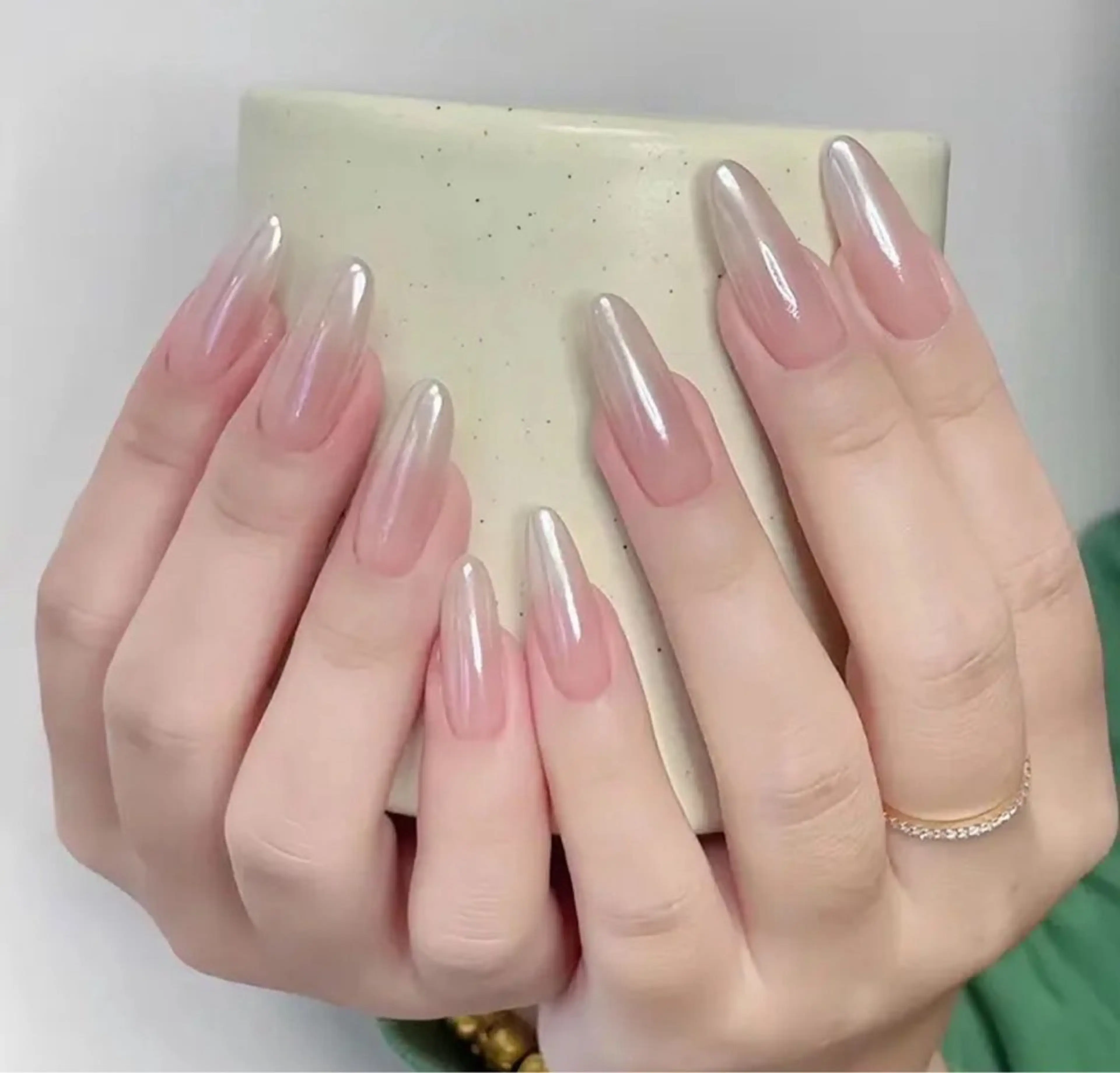 [HAND]ミラーorオーロラネイル　★オフとパッツoffご希望の方必ずメッセージを送ってください。の写真