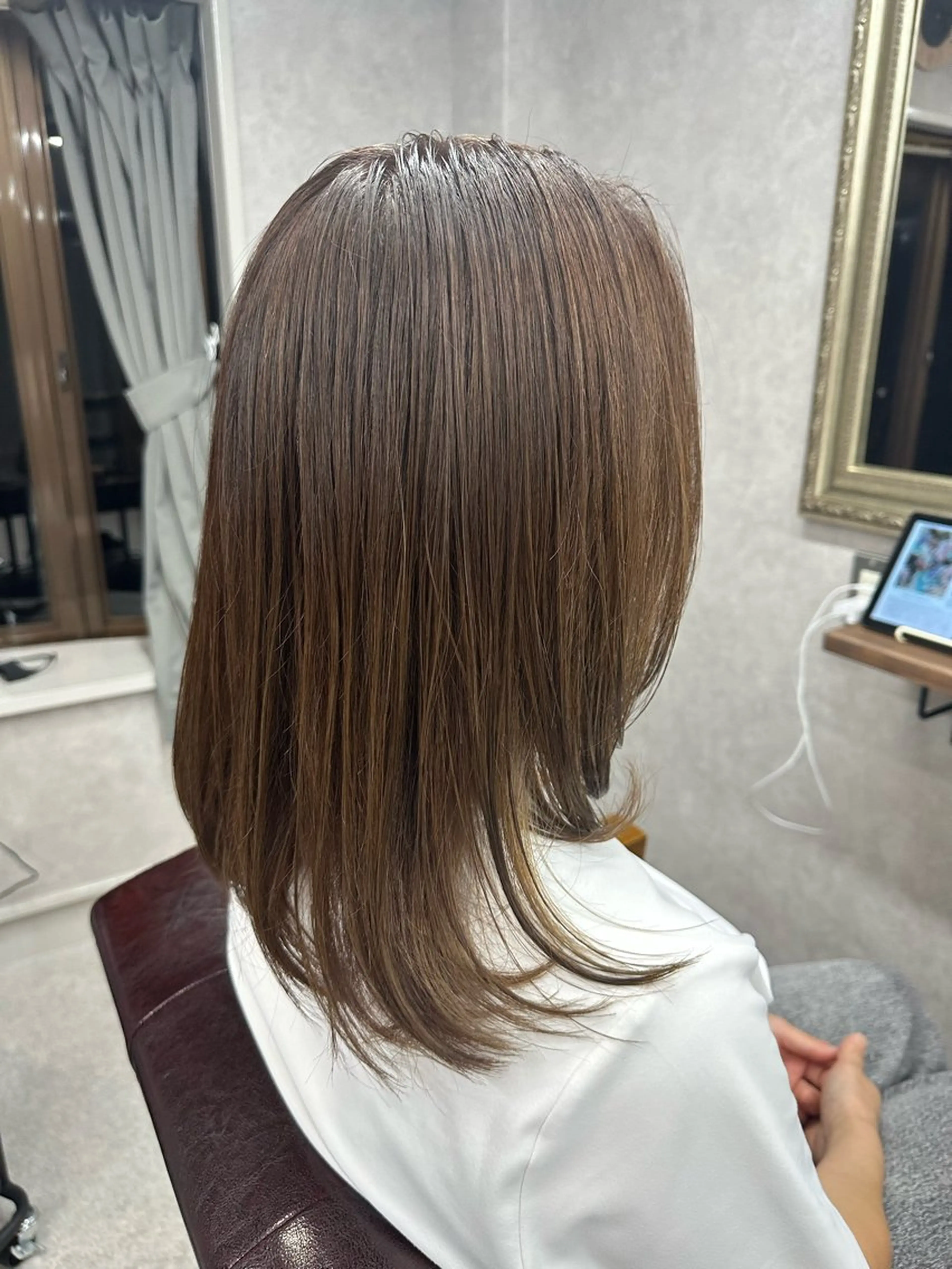 ロング カット ヘアカラー Lien 深井店のヘアスタイル