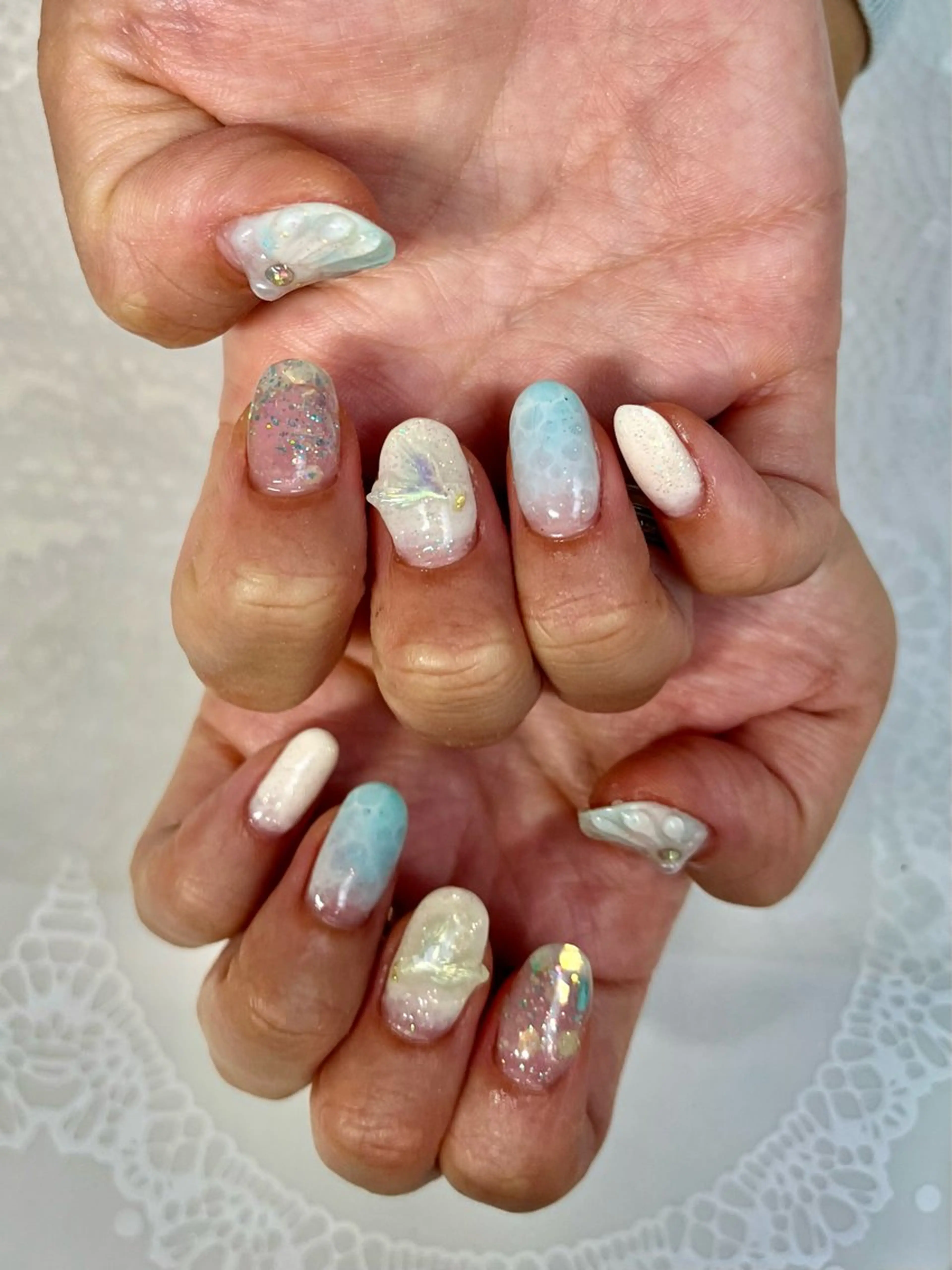 ネイル ハンドネイル 新宿ネイルサロン ジェミディローサ所属・新宿ネイルサロン ジェミディローサのネイルデザイン